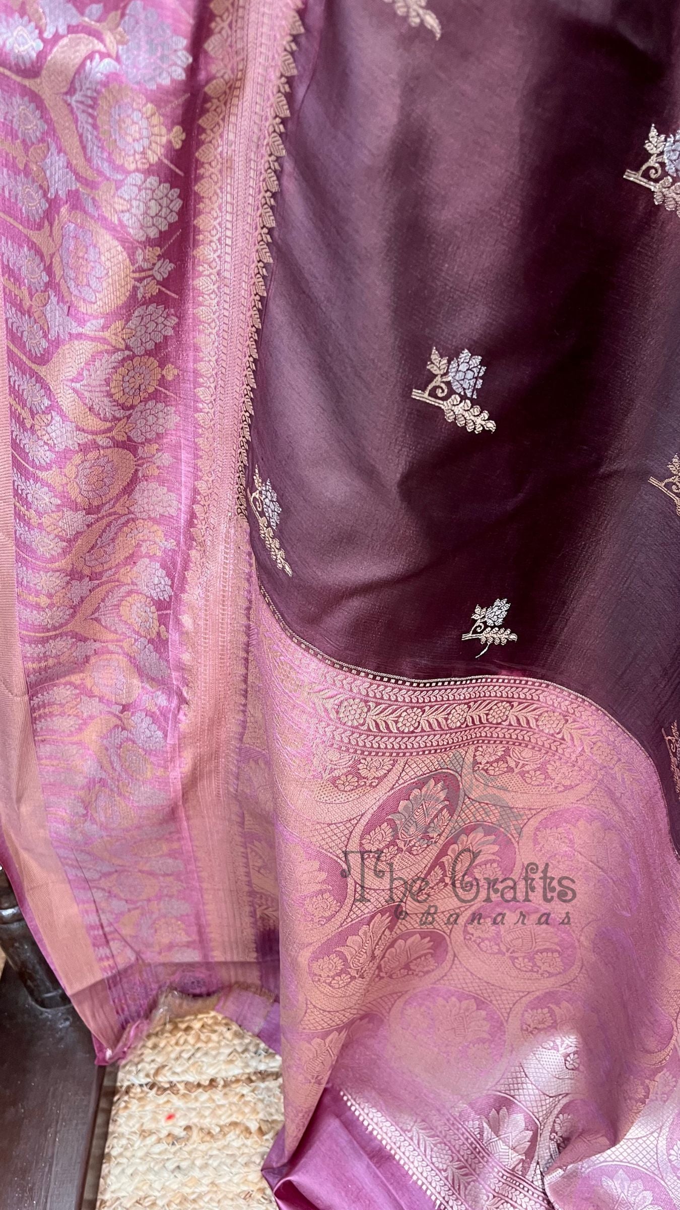 Pure Chiniya Silk Banarasi Saree
