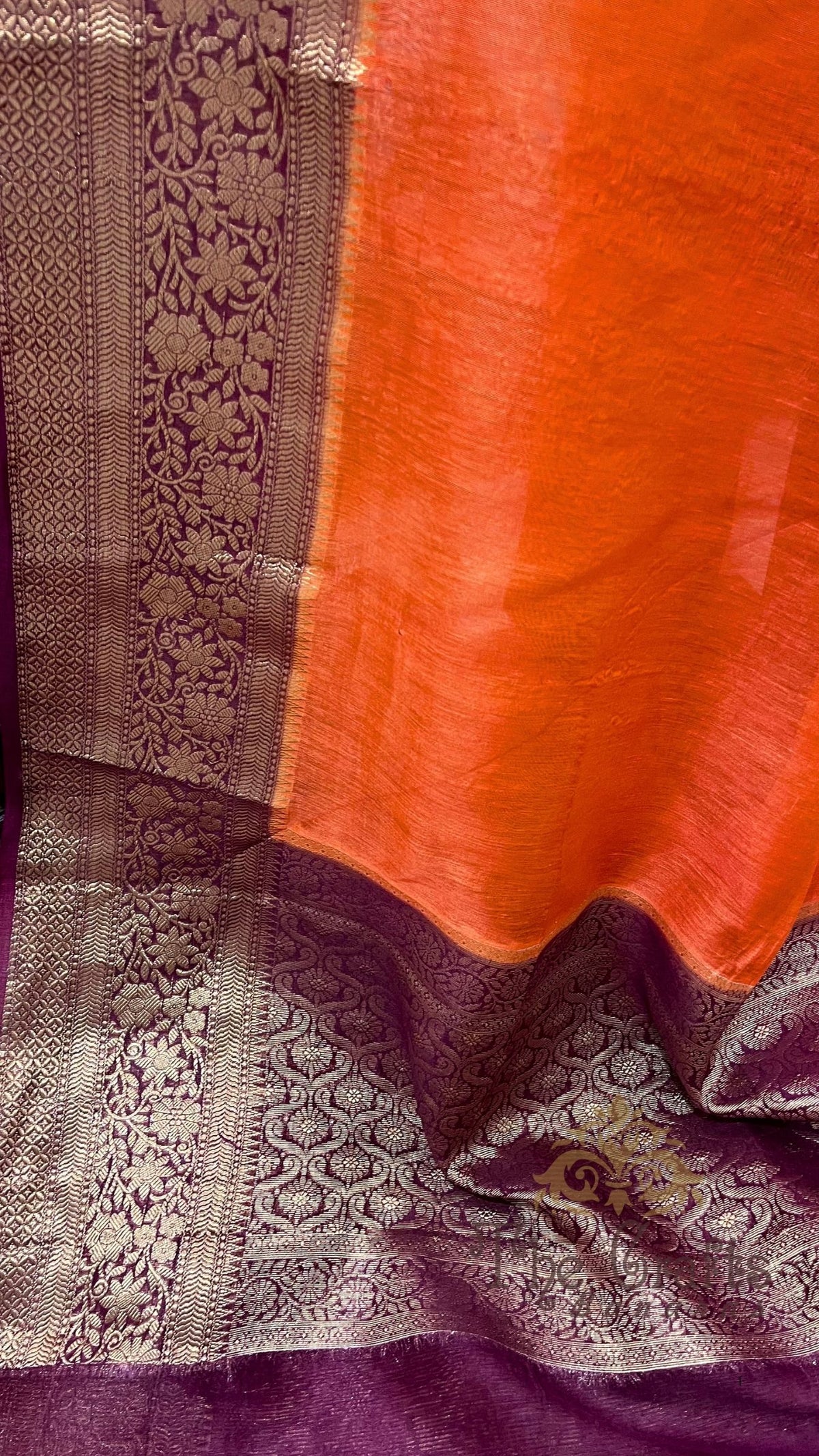 Pure Linen Banarasi Saree