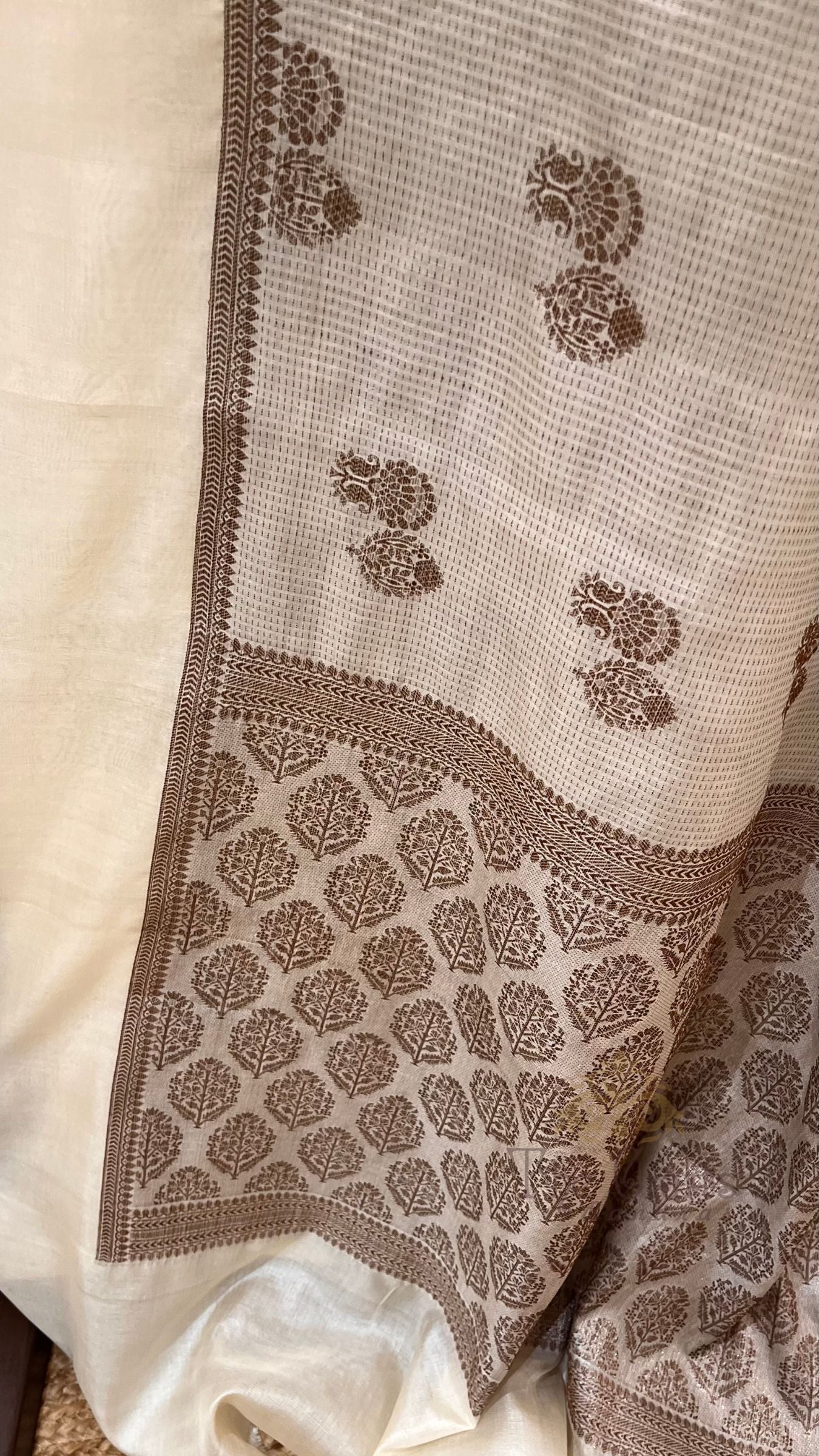 Pure Tussar Silk Banarasi Saree