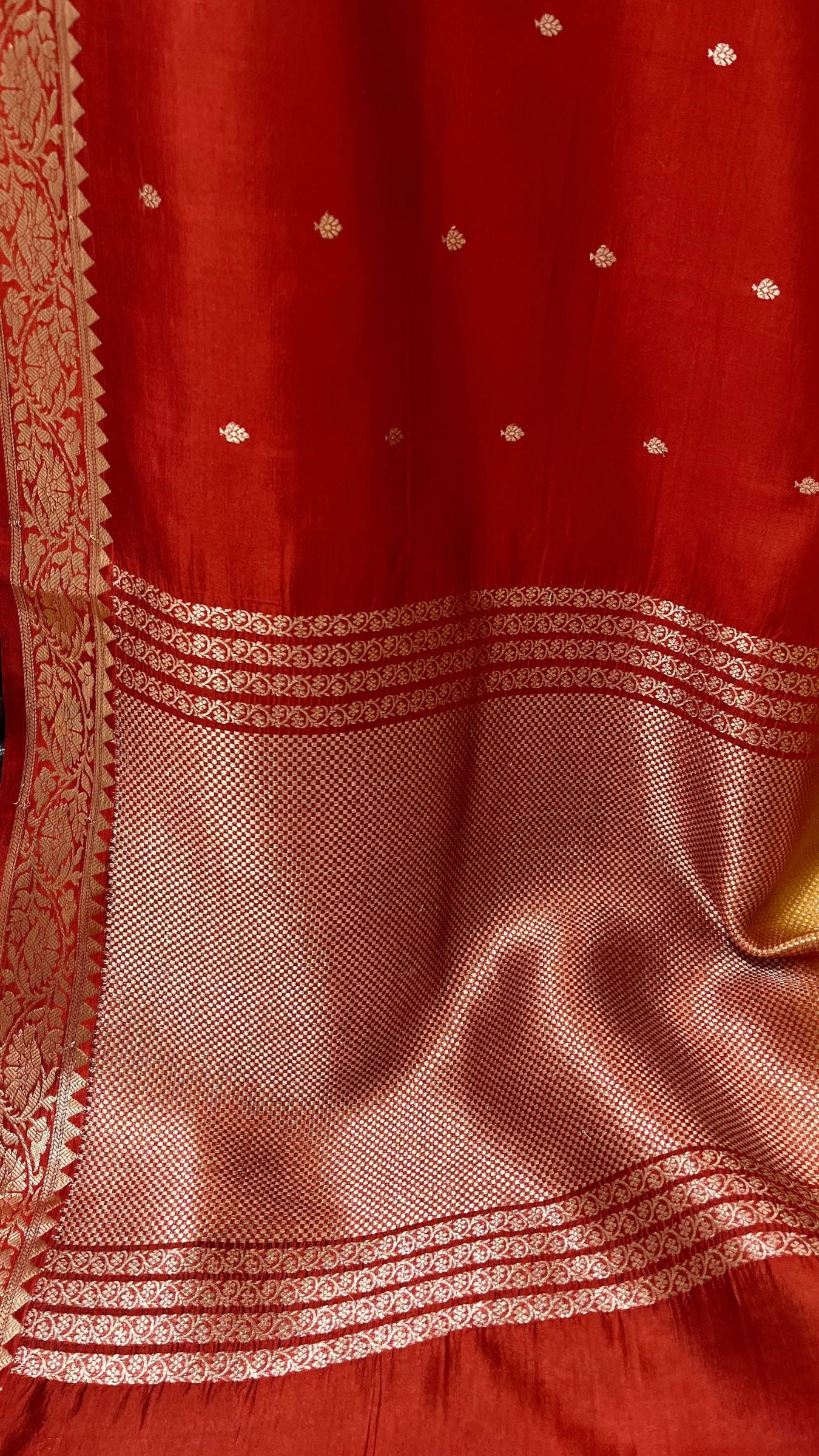 Pure Mango Silk Handloom Banarasi Saree