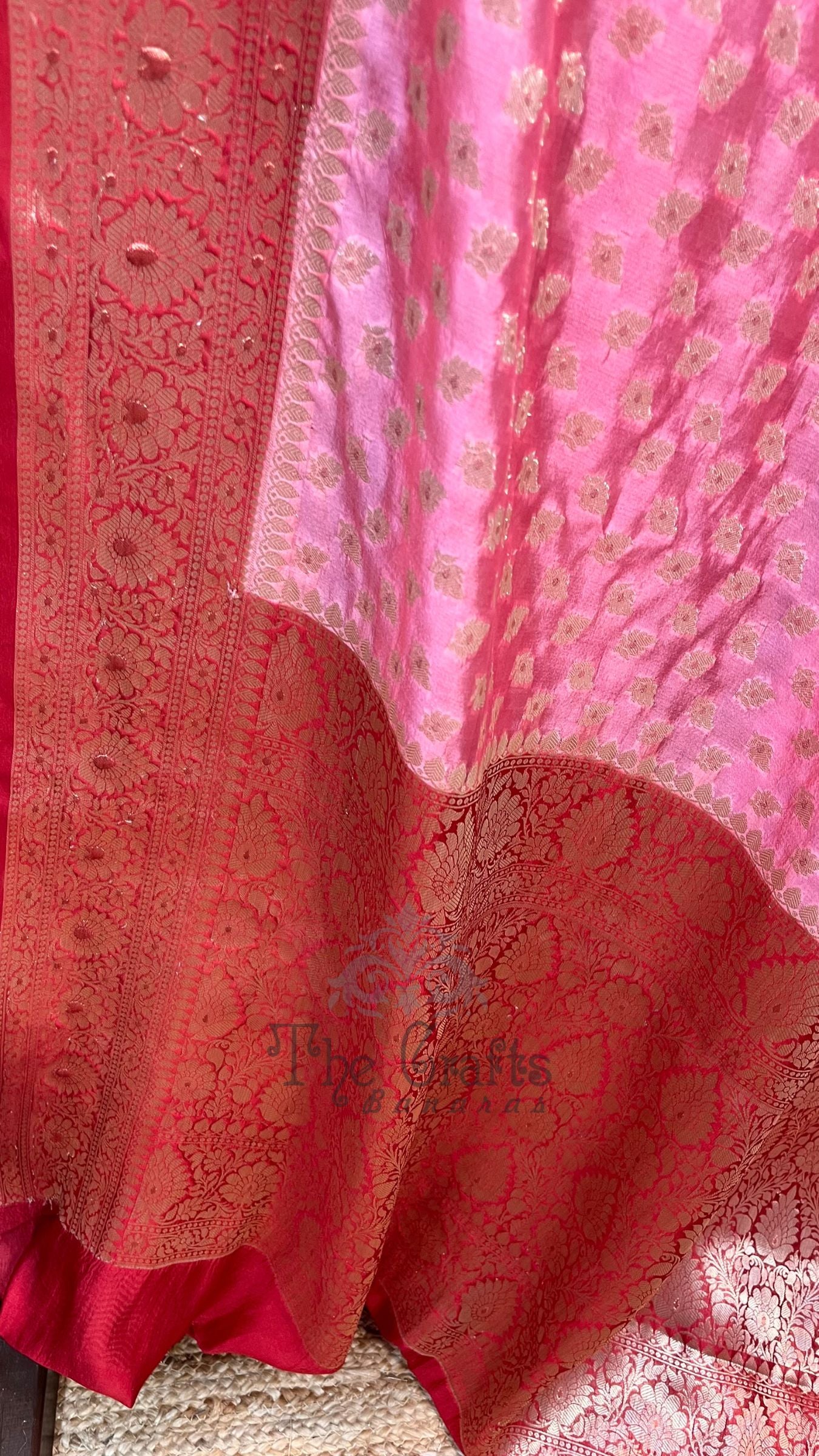 Pure Dupion Silk Banarasi Saree