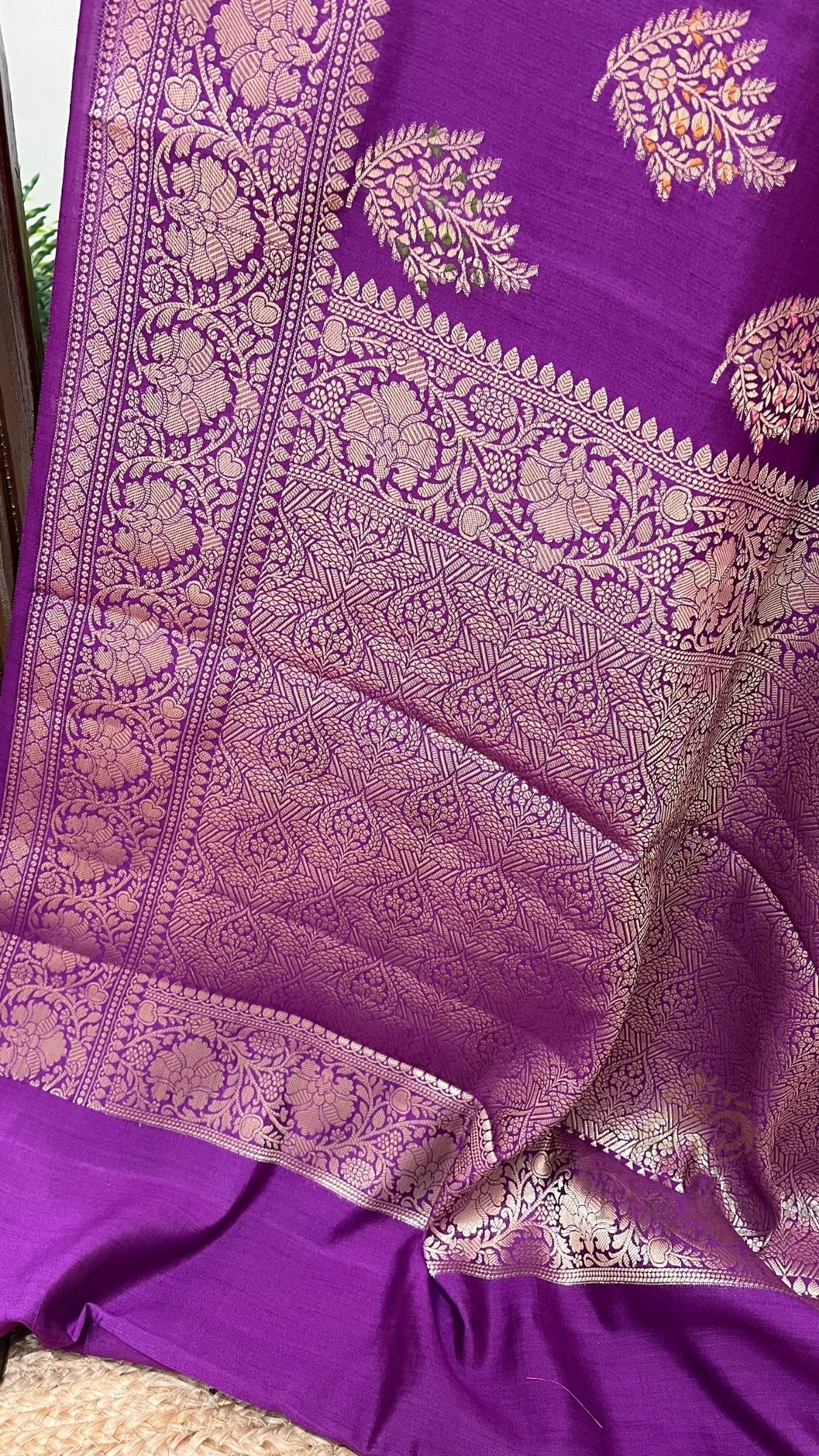 Pure Chiniya Silk Banarasi Saree