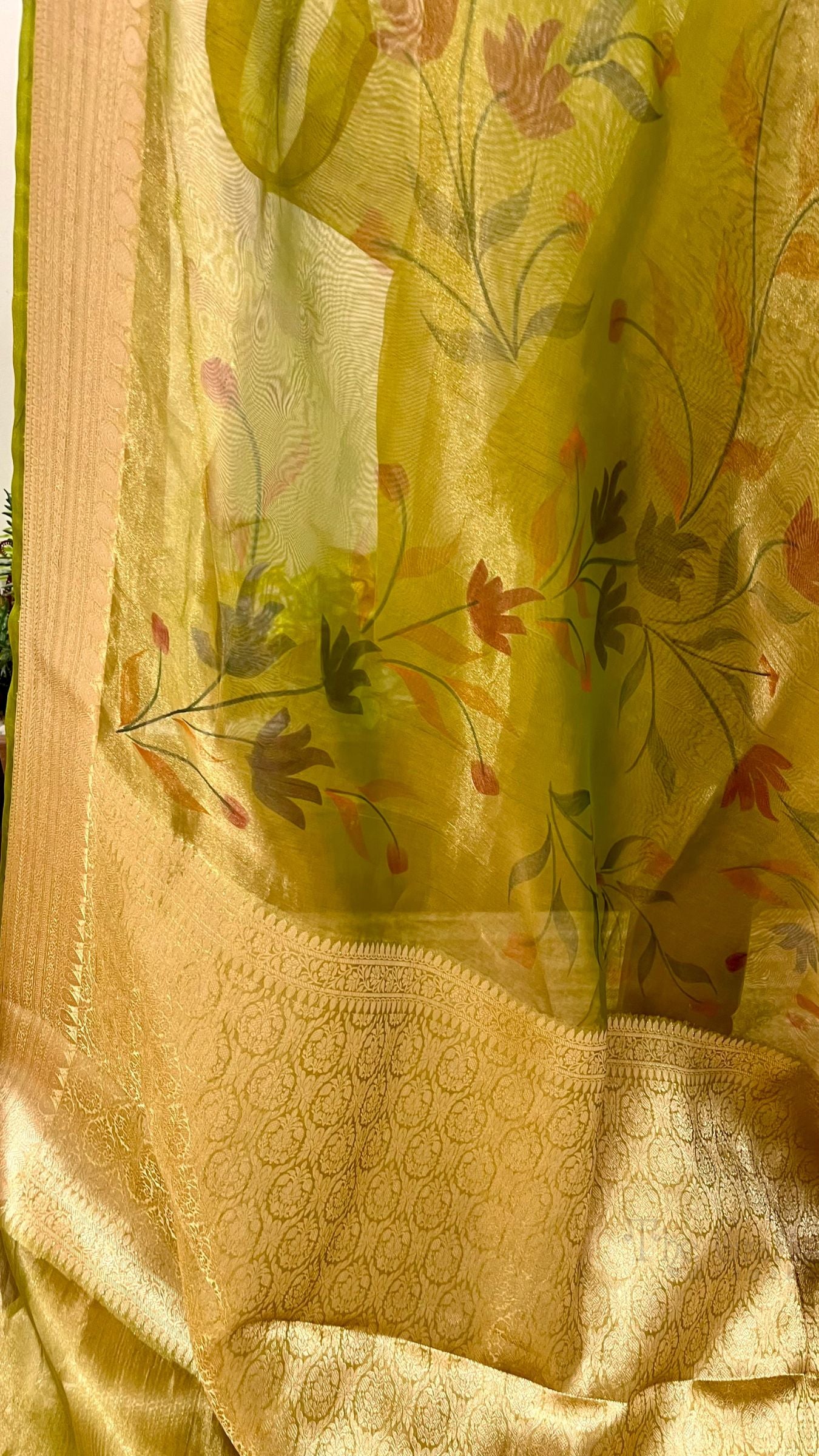 Pure Kora Tissue Silk Banarasi Saree