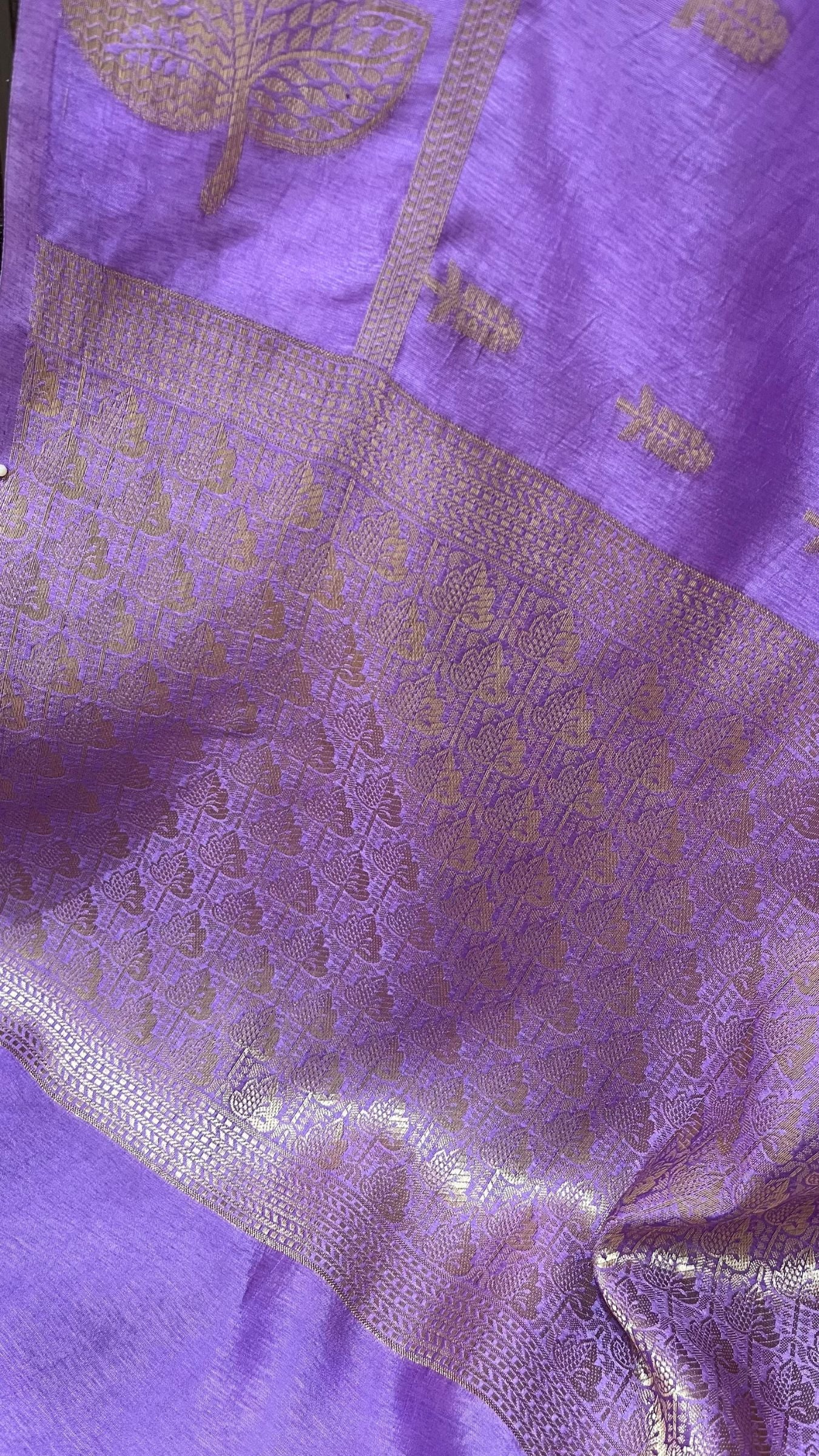Pure Mango Silk Banarasi Saree