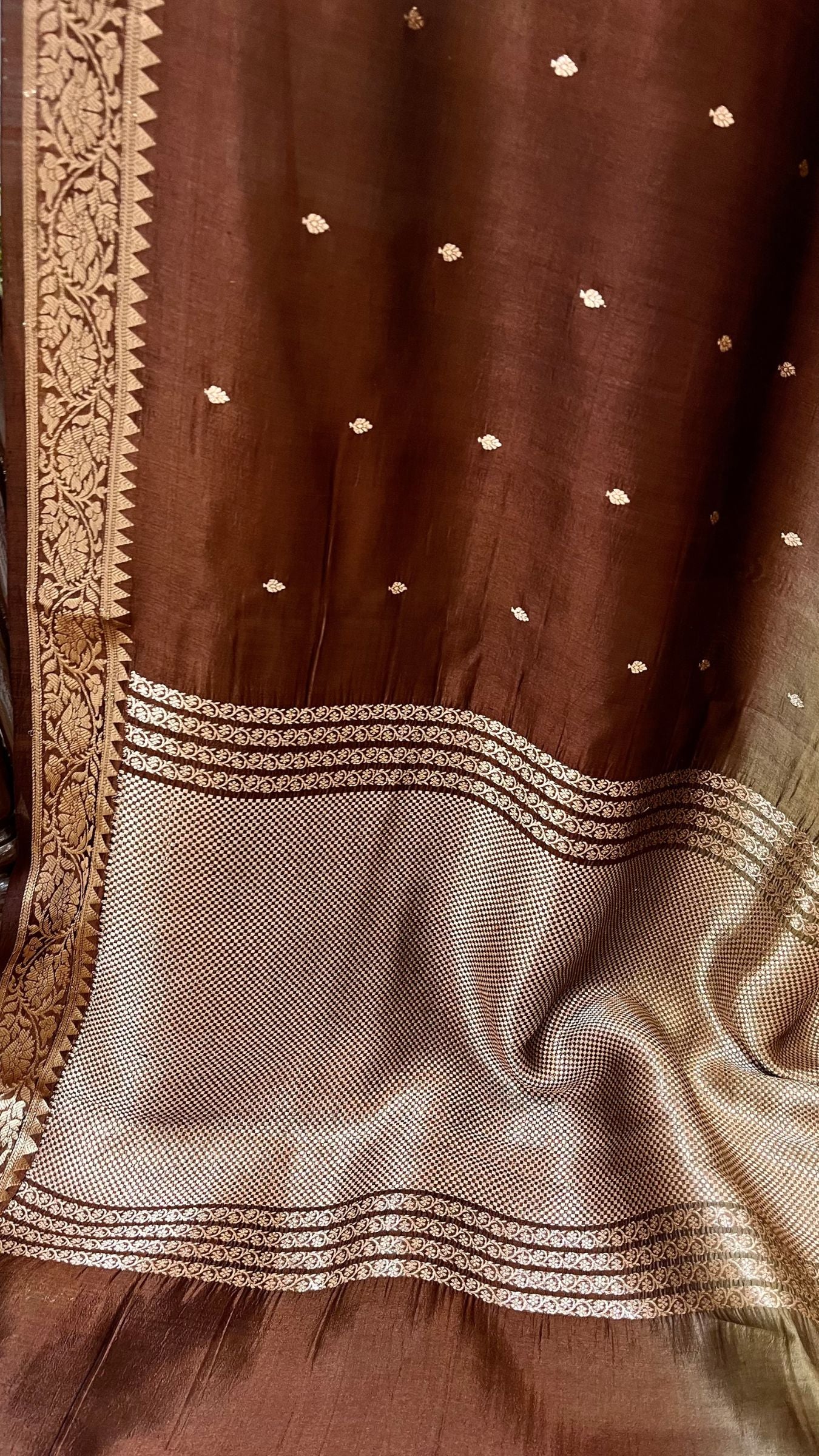 Pure Mango Silk Handloom Banarasi Saree