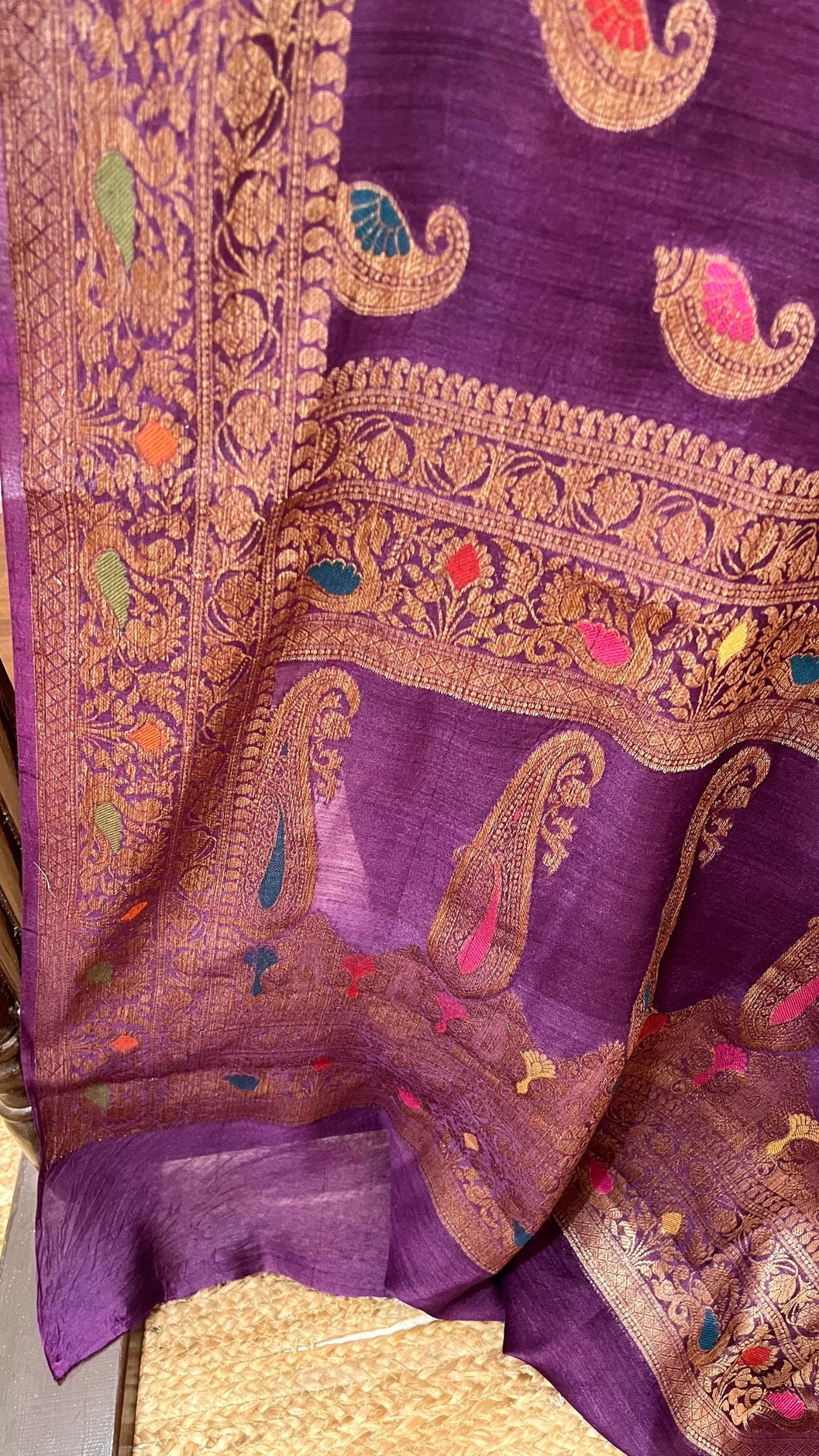 Pure Munga Silk Banarasi Saree