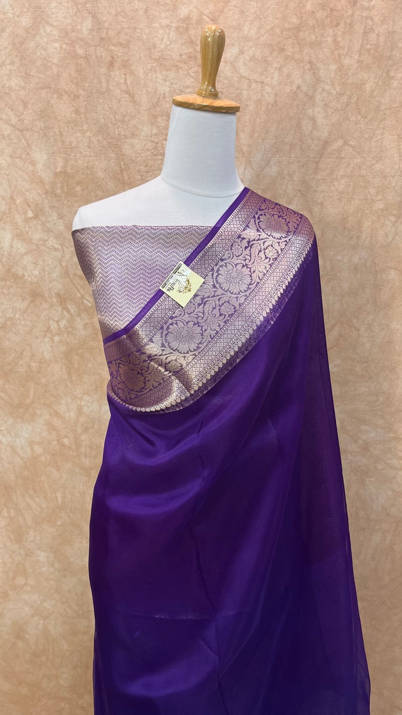 Pure Kora Silk Banarasi Saree