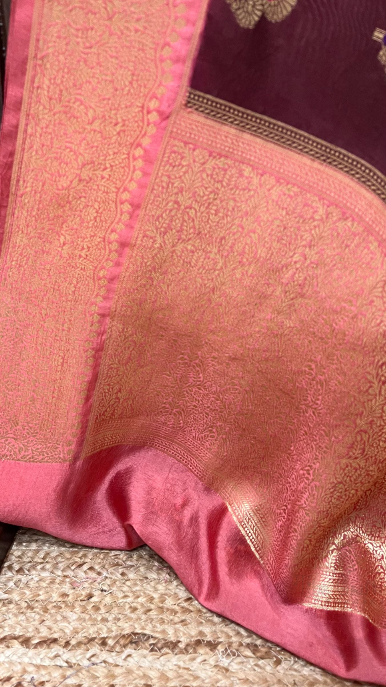 Pure Mango Silk Banarasi Saree