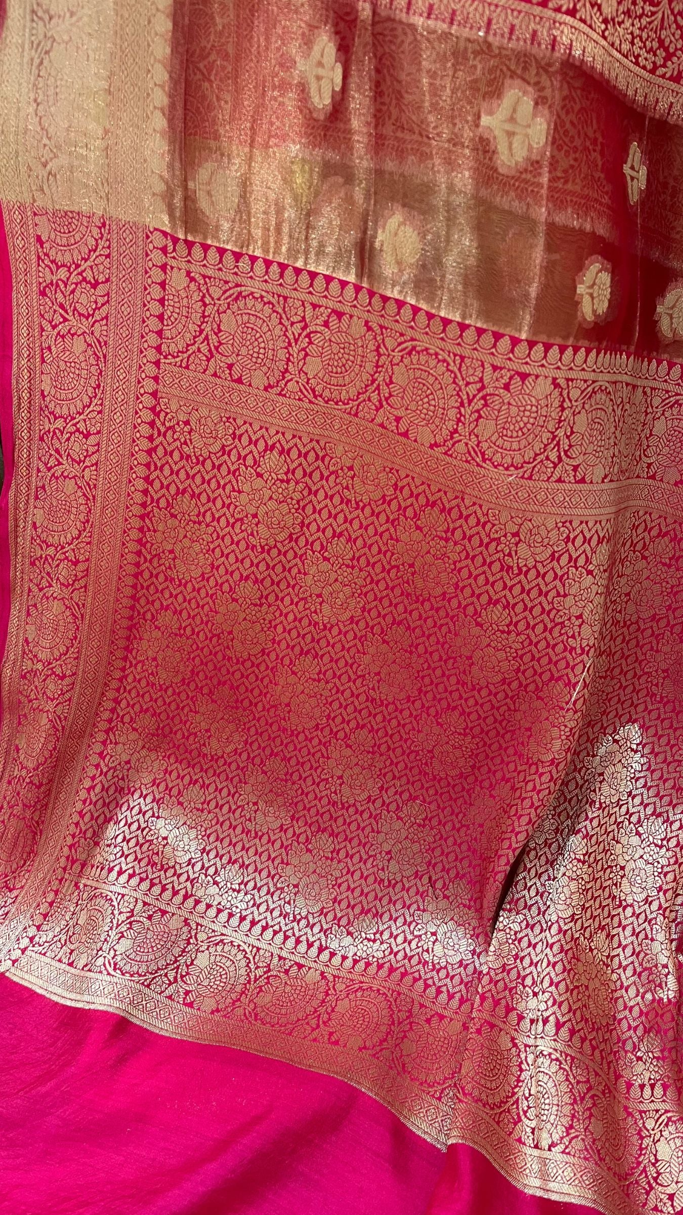 Pure Chiniya Tissue Silk Banarasi Saree
