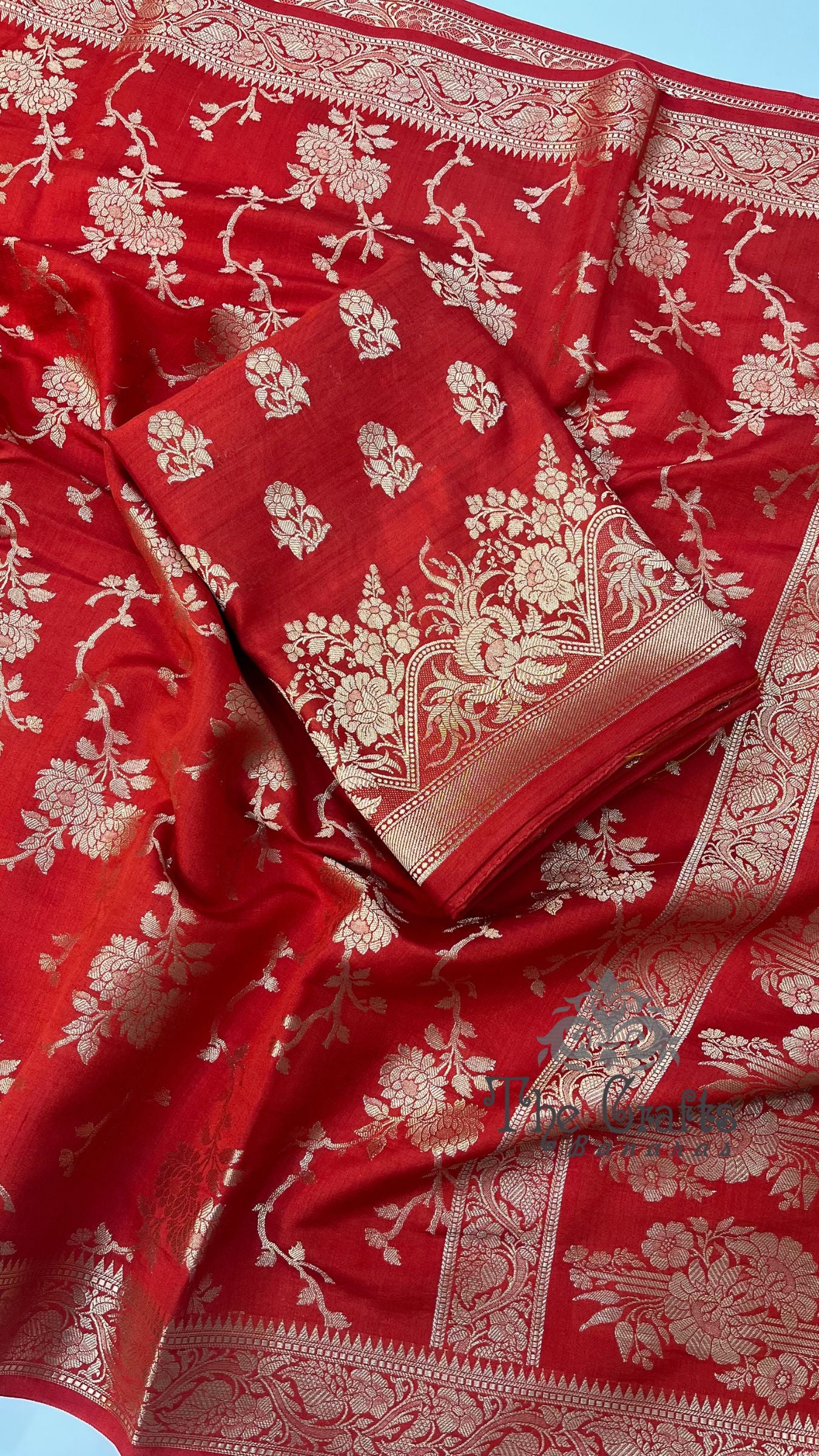 Pure Chiniya Silk Banarasi Dress Material