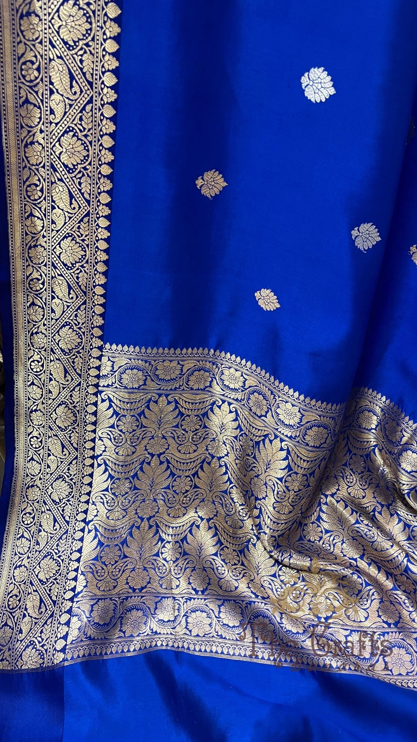 Pure Mango Silk Handloom Banarasi Saree