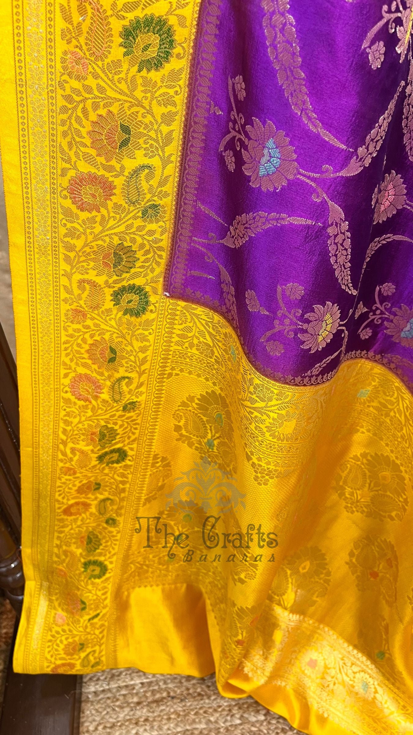 Pure Dupion Silk Banarasi Saree