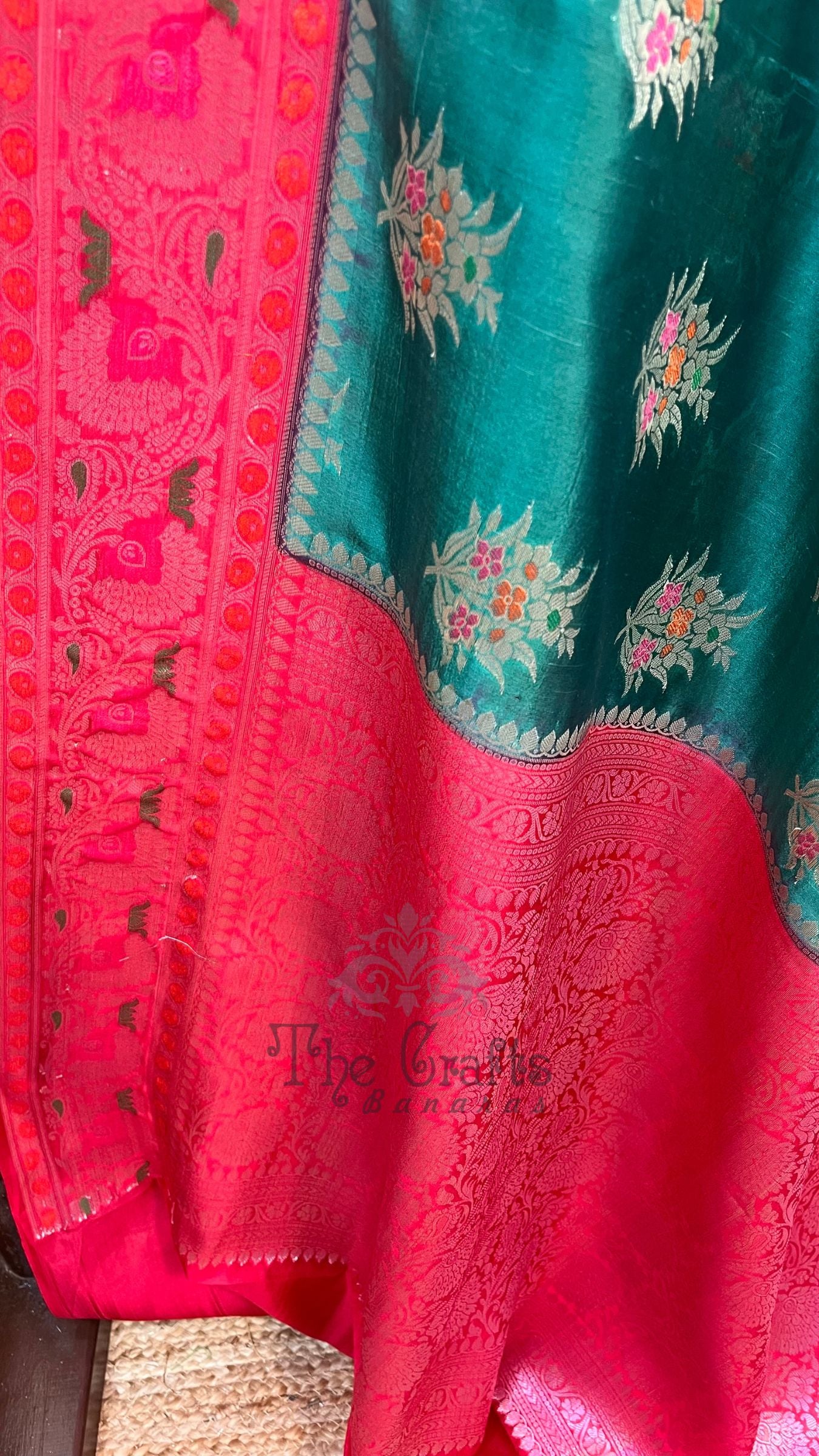 Pure Dupion Silk Banarasi Saree