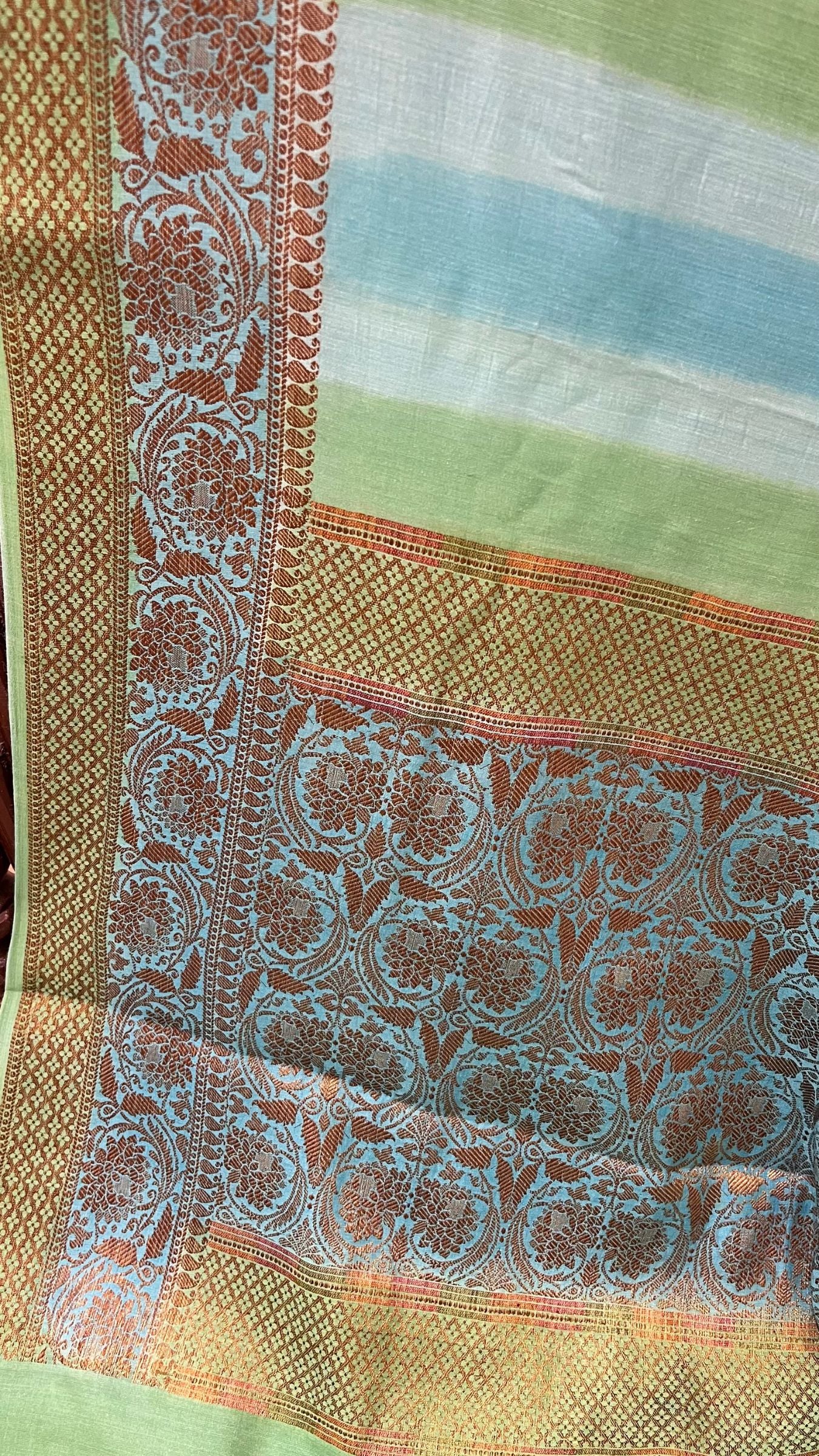 Pure Munga Silk Banarasi Saree