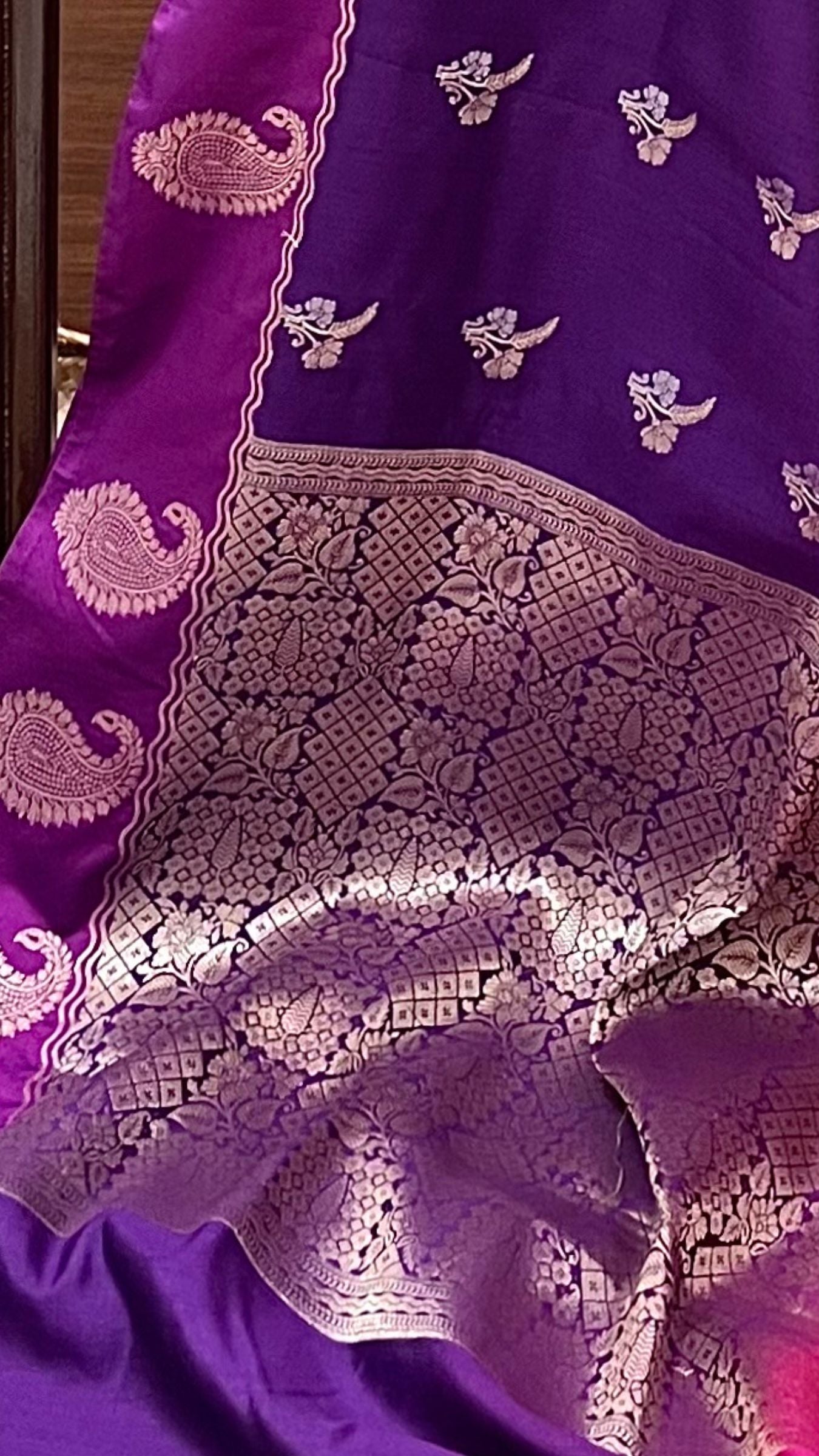 Pure Chiniya Silk Banarasi Saree