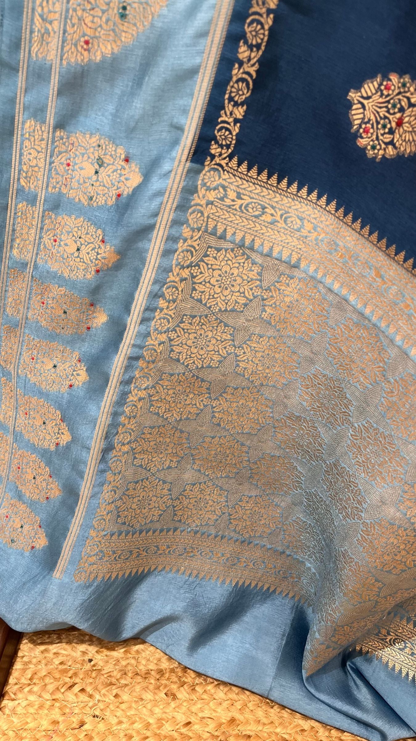 Pure Mango Silk Banarasi Saree