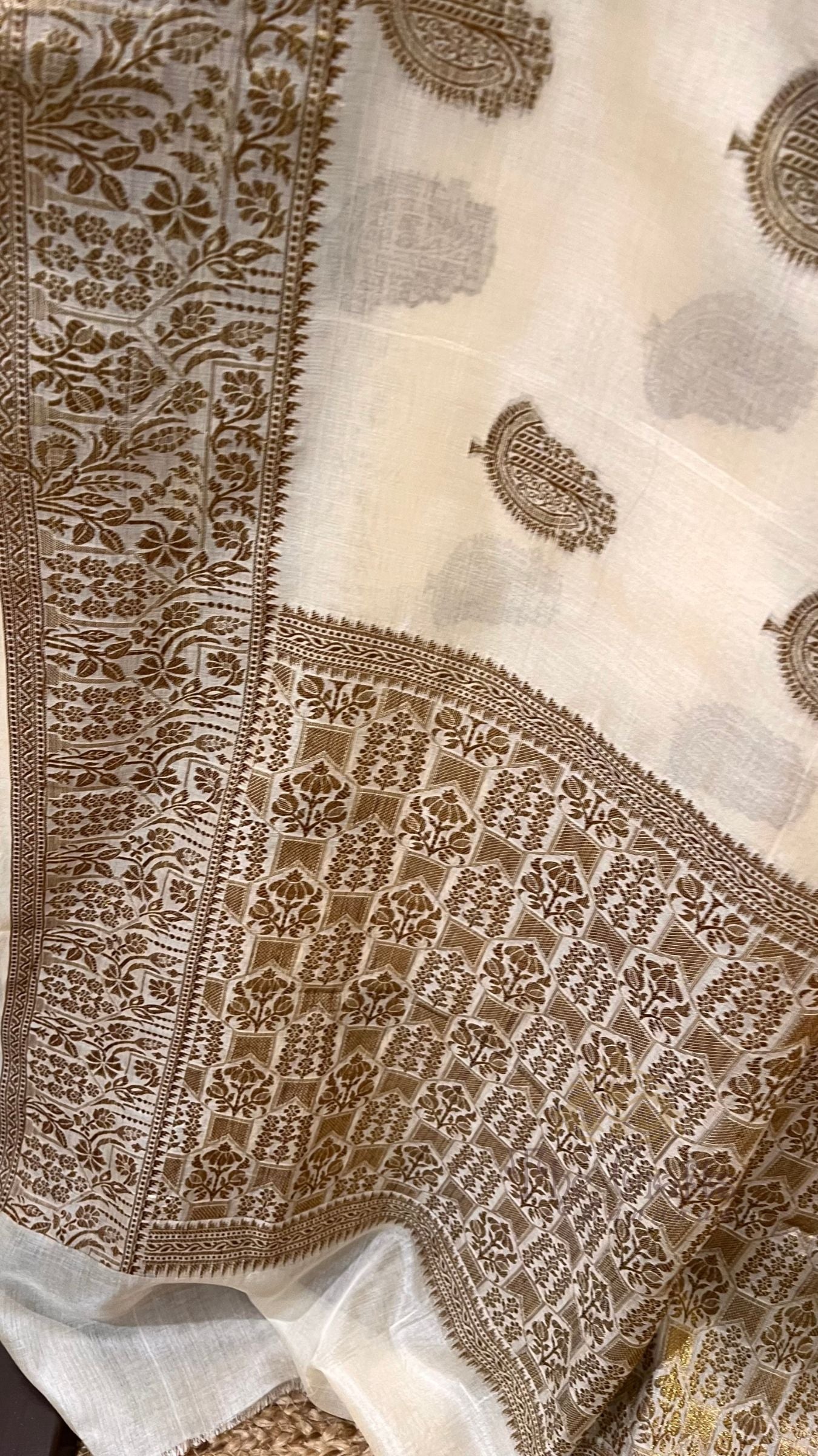 Pure Tussar Silk Banarasi Saree