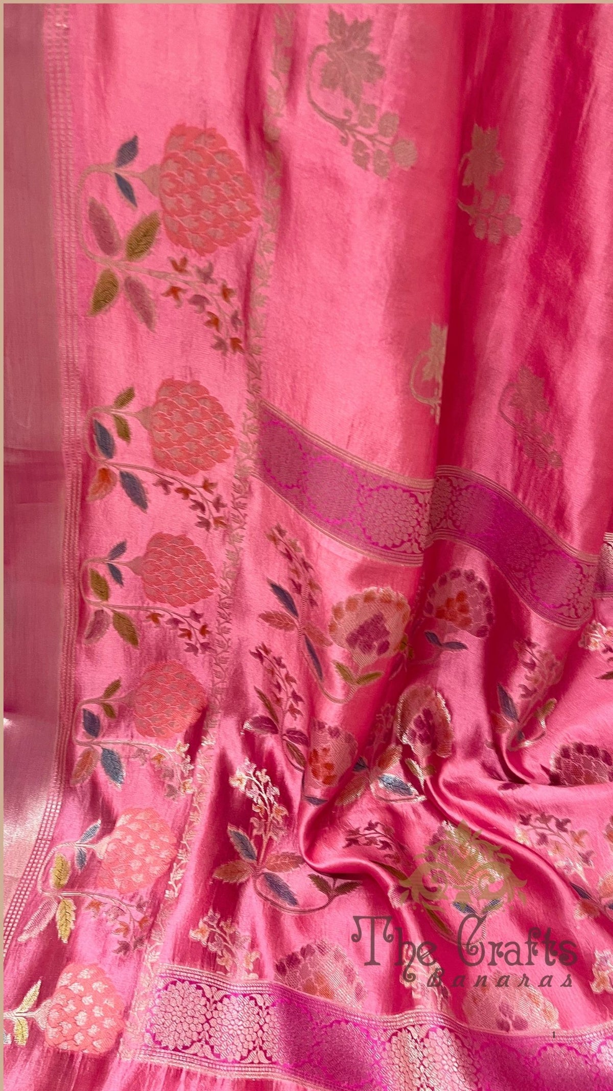 Pure Mango Silk Banarasi Saree