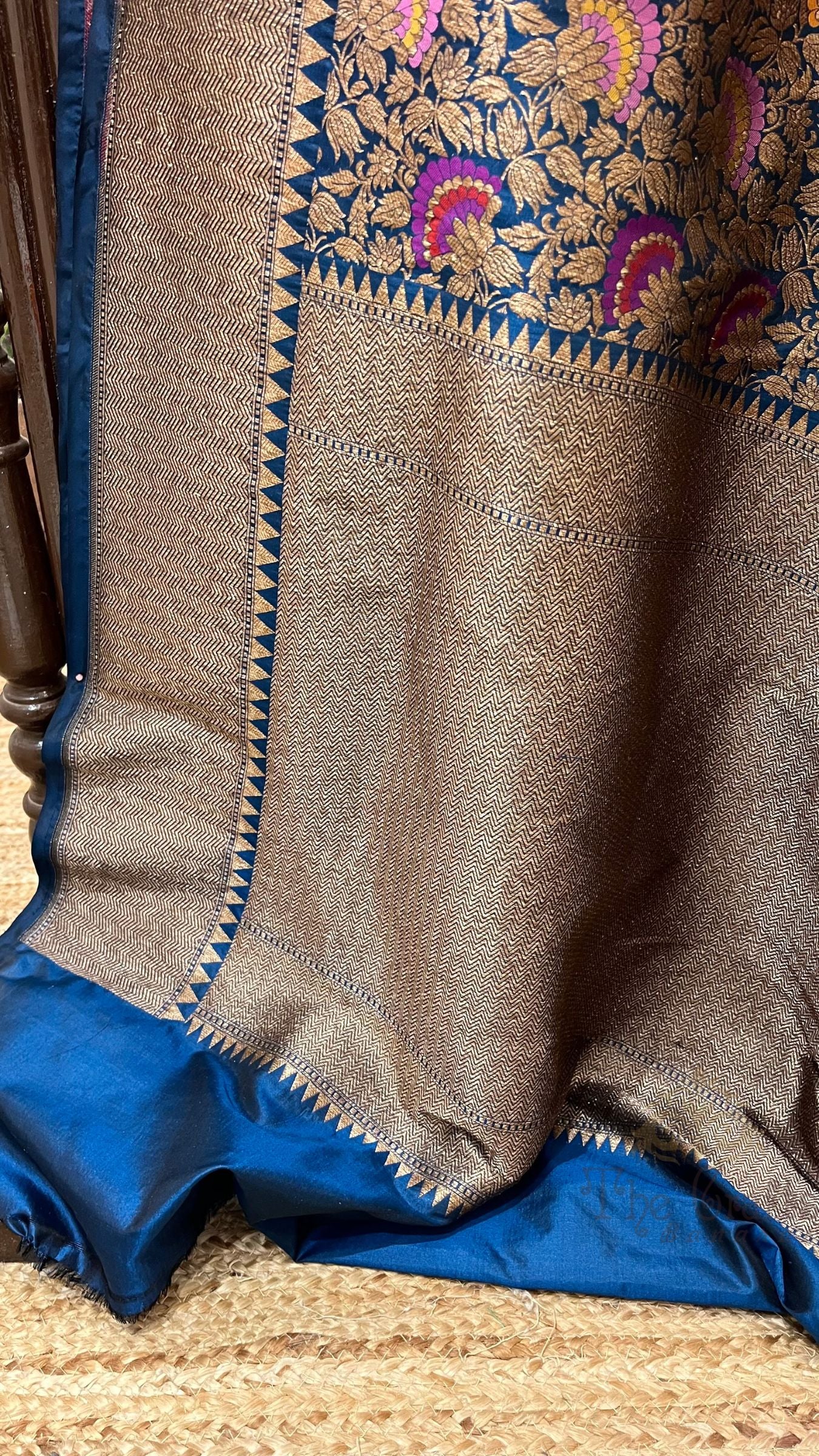 Pure Katan Silk Handloom Banarasi Saree - Tanchui Brocade Meena