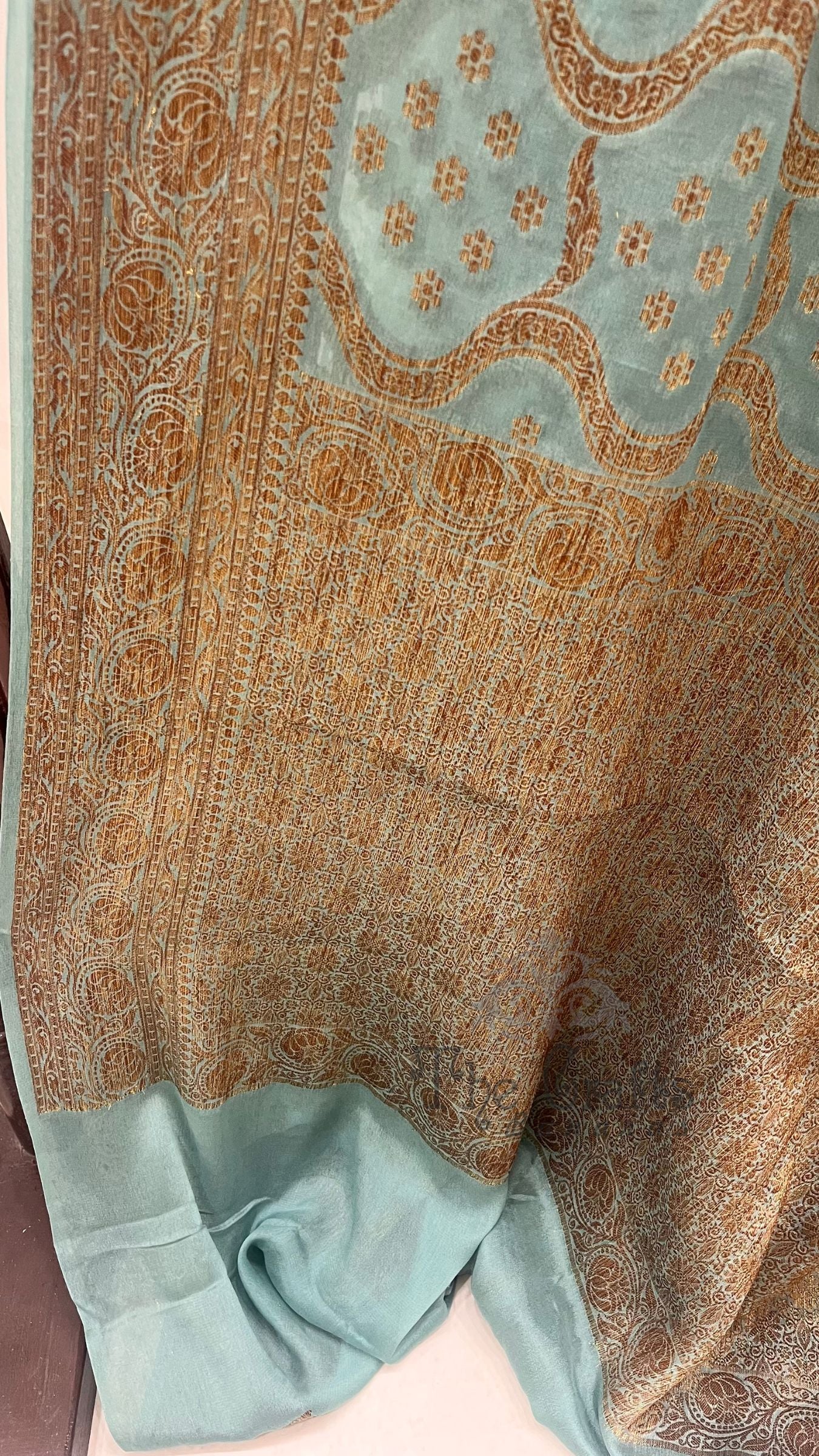 Pure Khaddi Chiffon Banarasi Saree