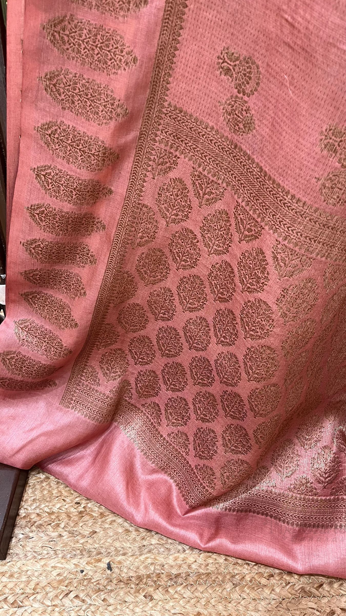 Pure Tussar Silk Banarasi Saree