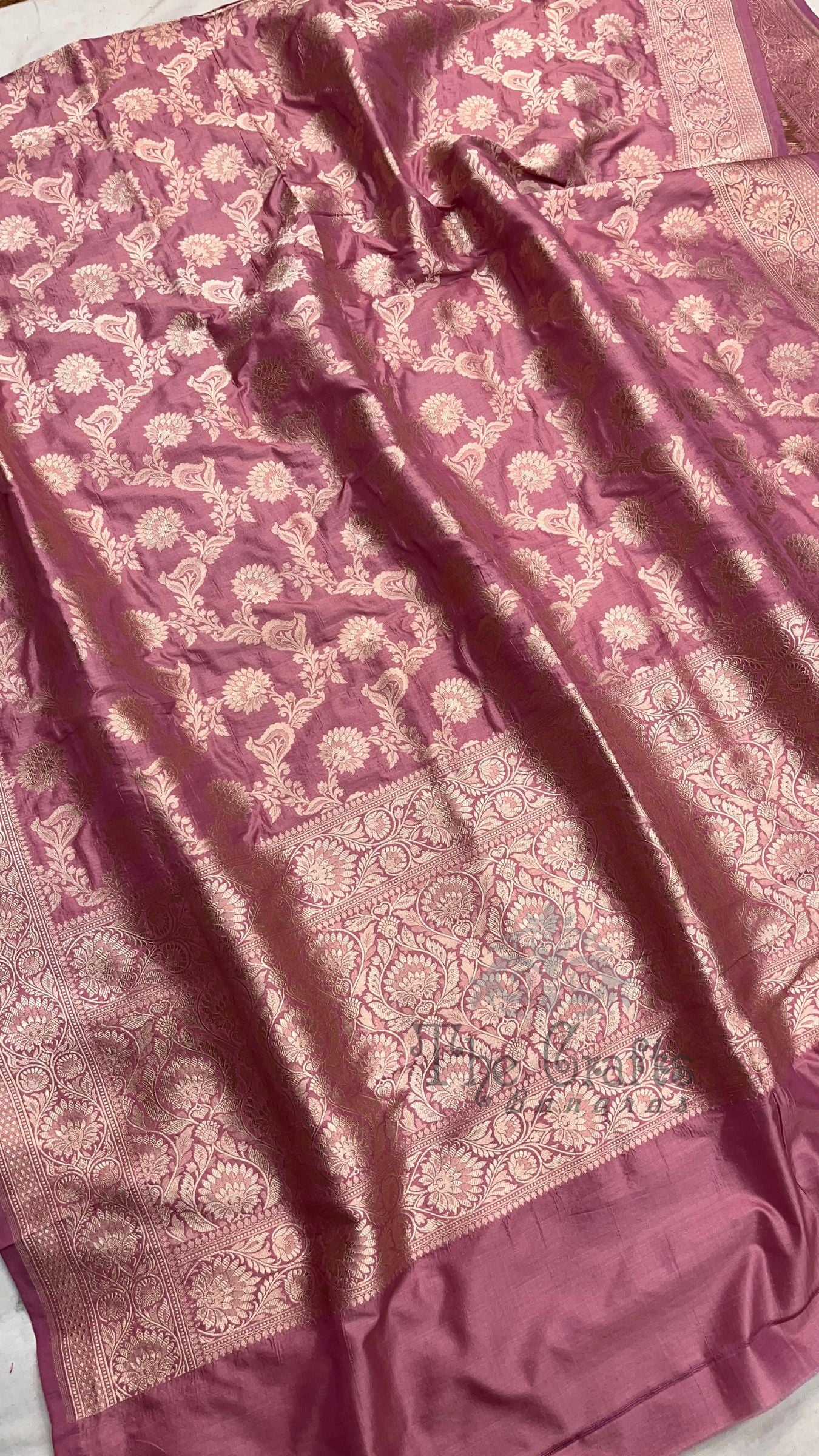Pure Katan Silk Banarasi Handloom Dupatta