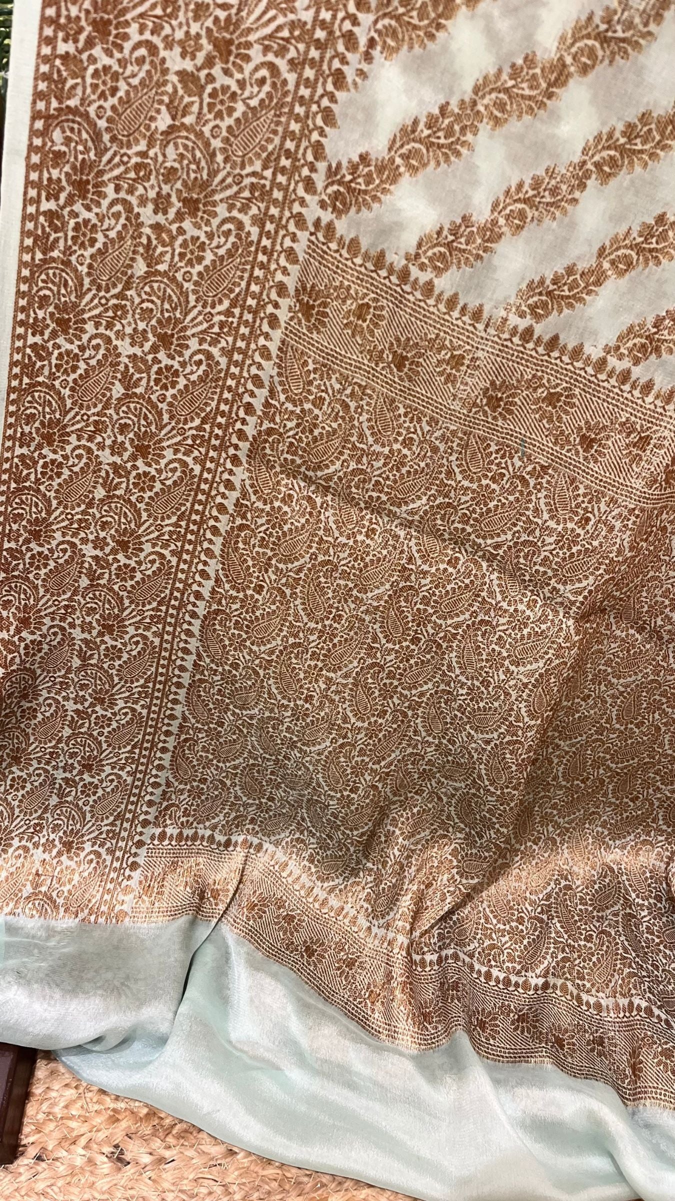 Pure Khaddi Chiffon Banarasi Saree