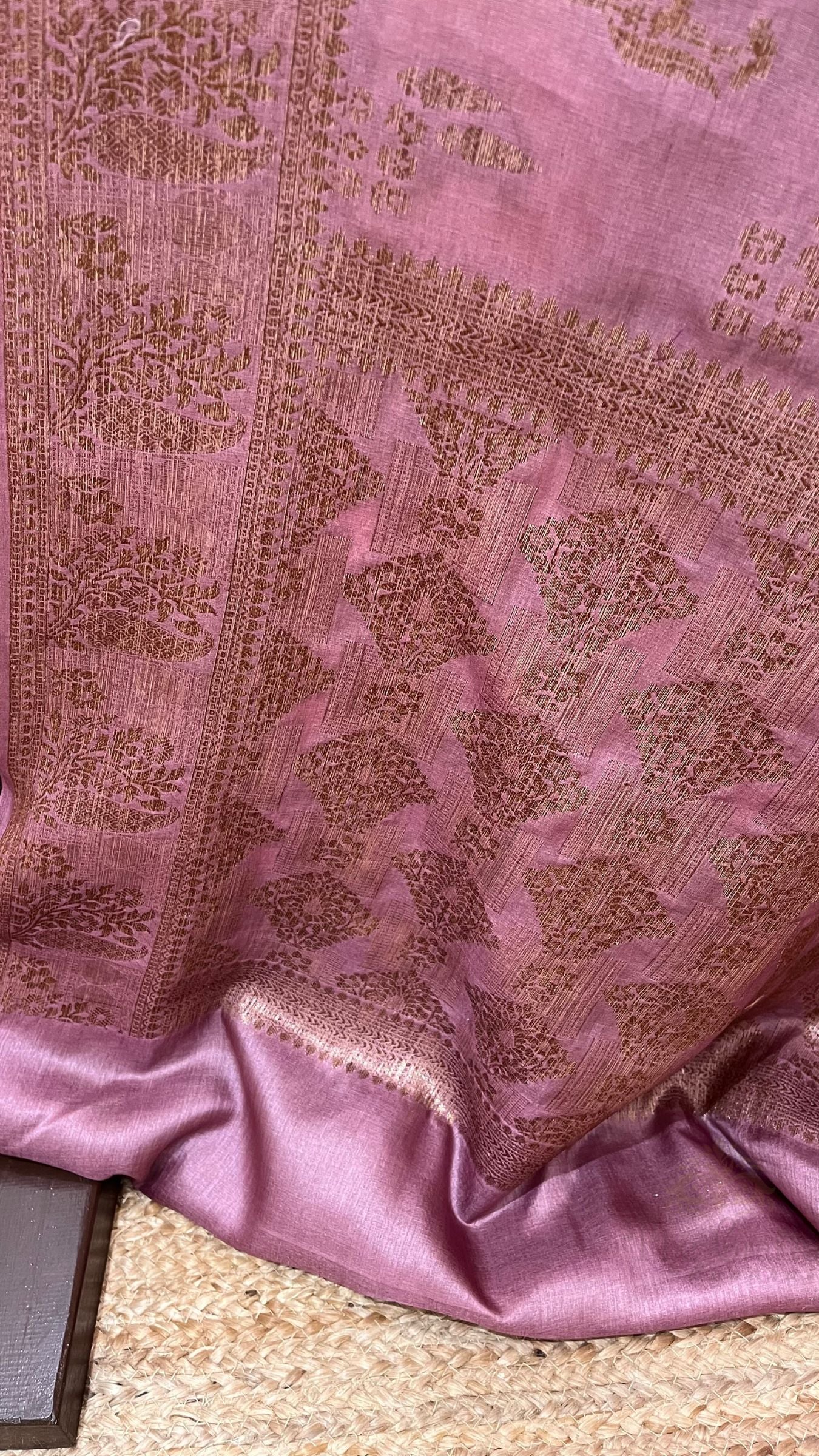 Pure Tussar Silk Banarasi Saree