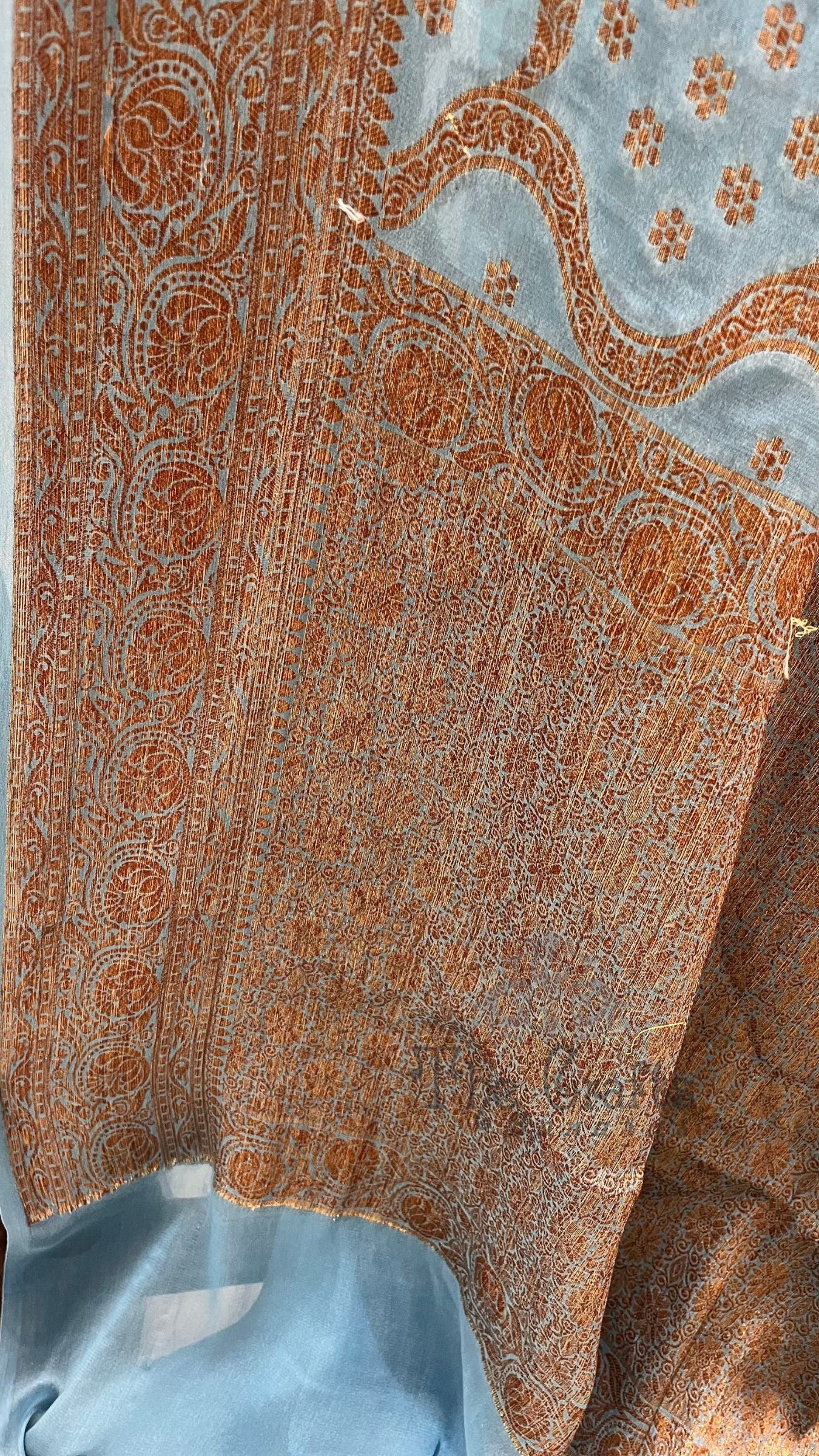 Pure Khaddi Chiffon Banarasi Saree