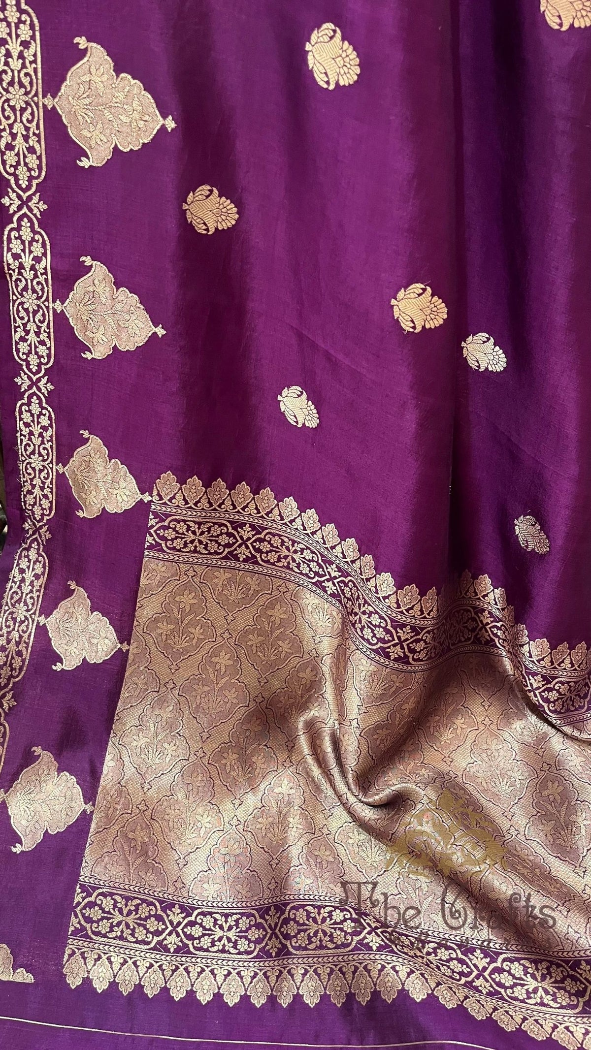 Pure Mango Silk Handloom Banarasi Saree