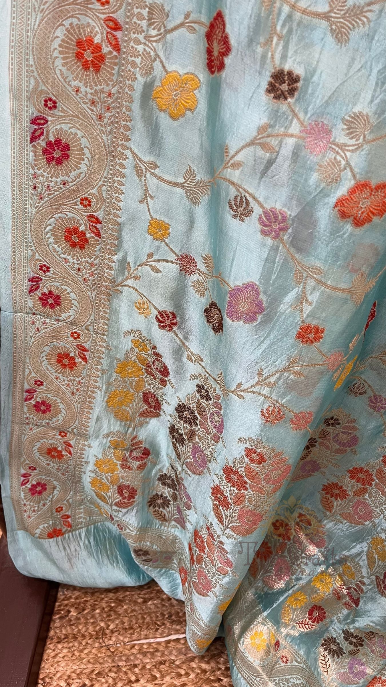 Pure Mango Silk Banarasi Saree