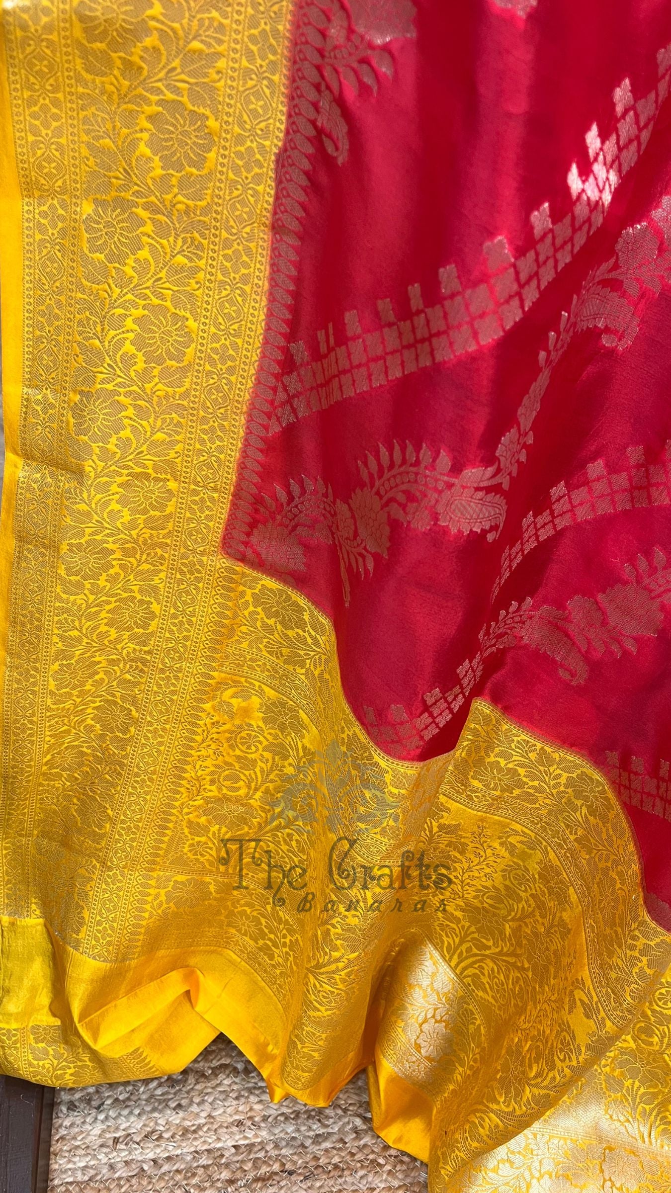 Pure Dupion Silk Banarasi Saree