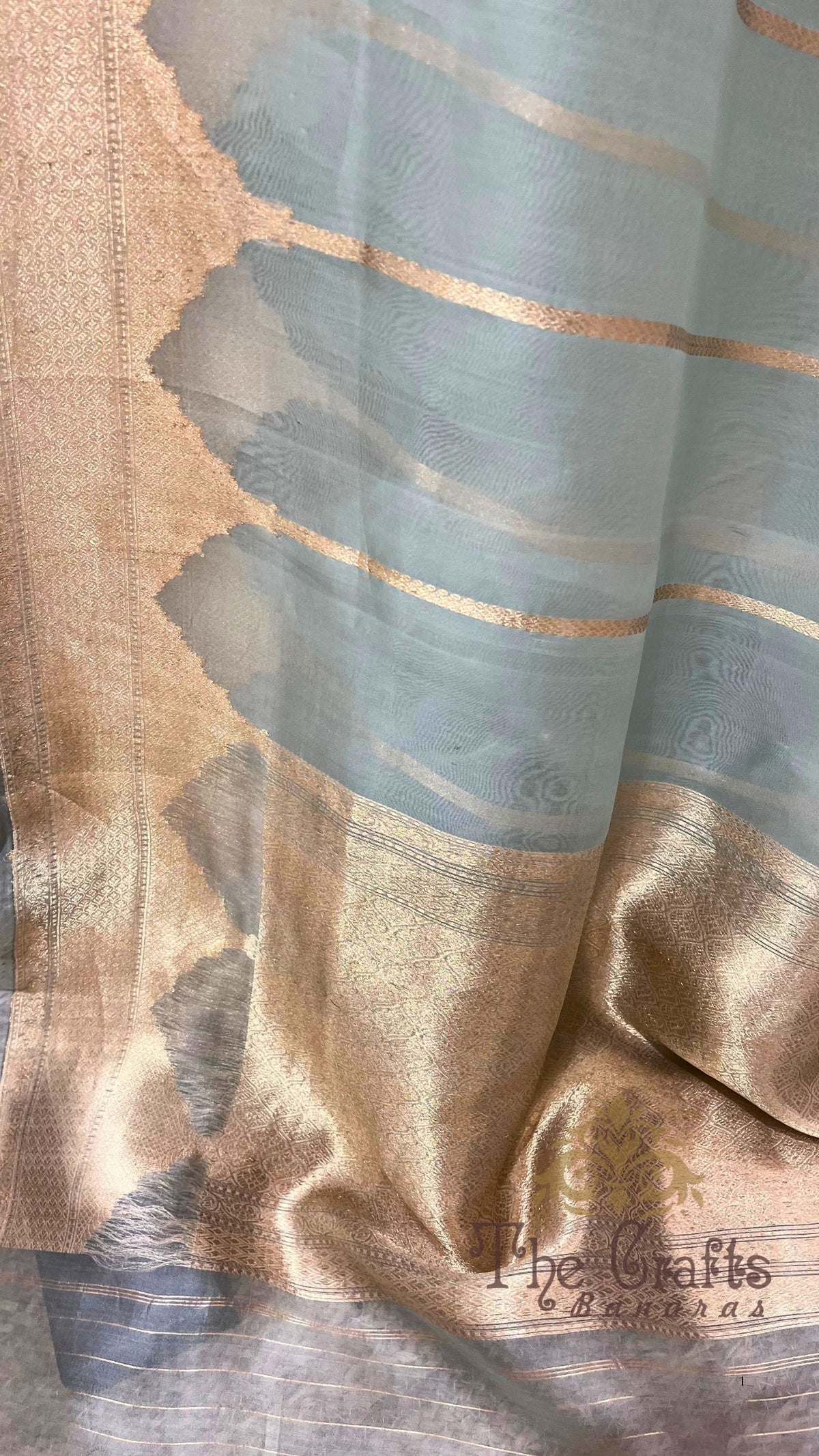 Pure Kora Silk Handloom Banarasi Saree