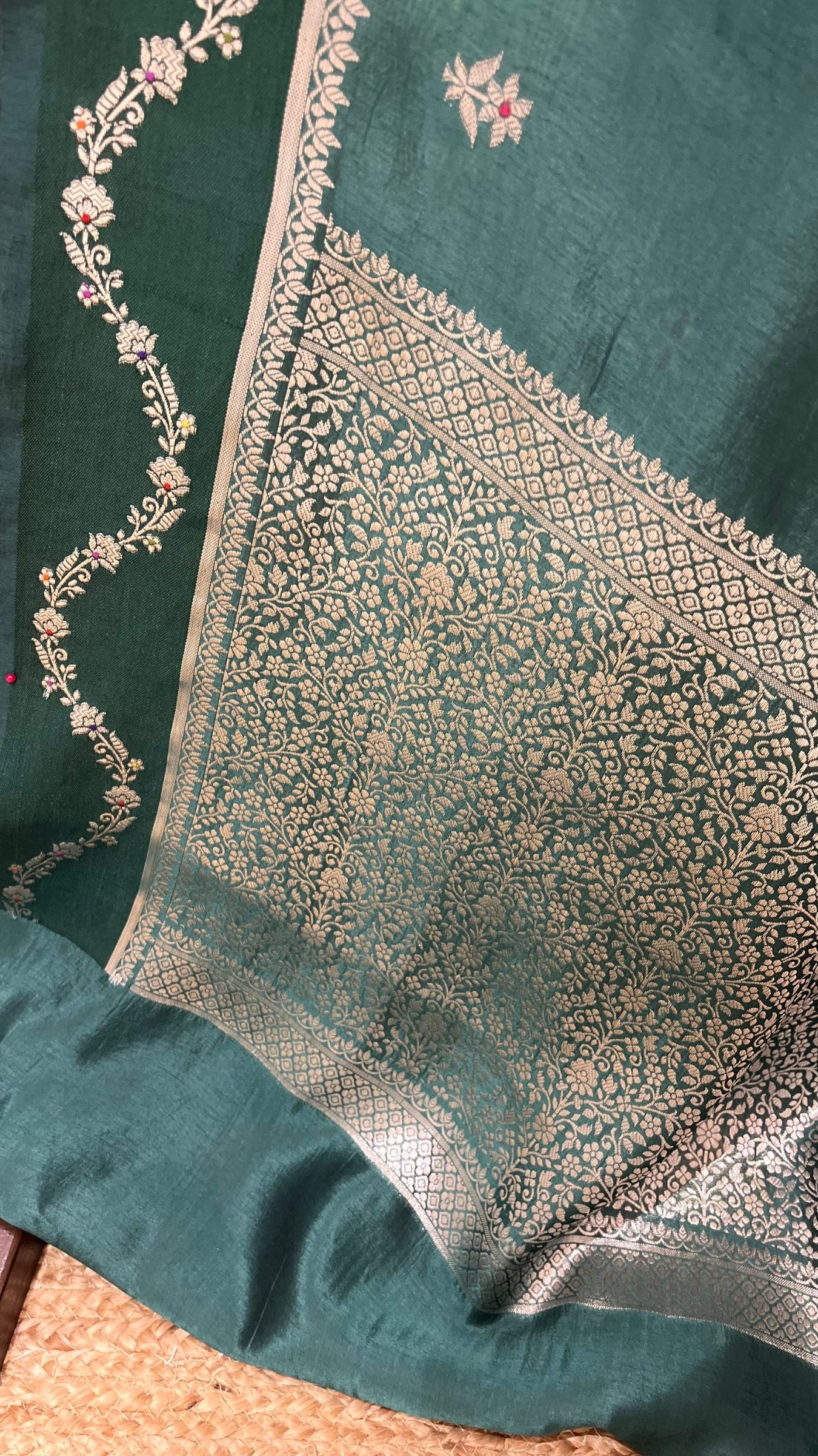 Pure Mango Silk Banarasi Saree