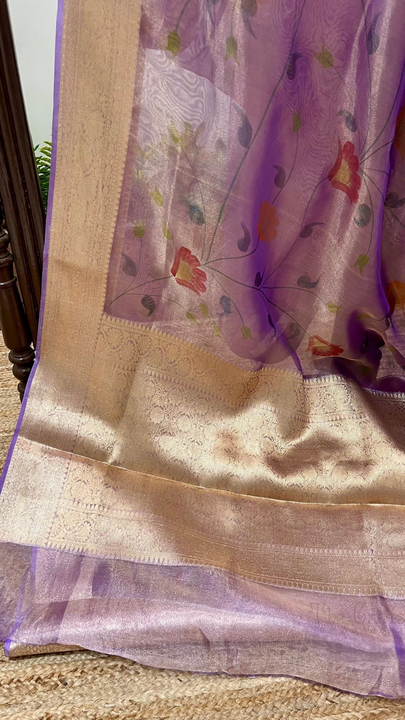 Pure Kora Tissue Silk Banarasi Saree