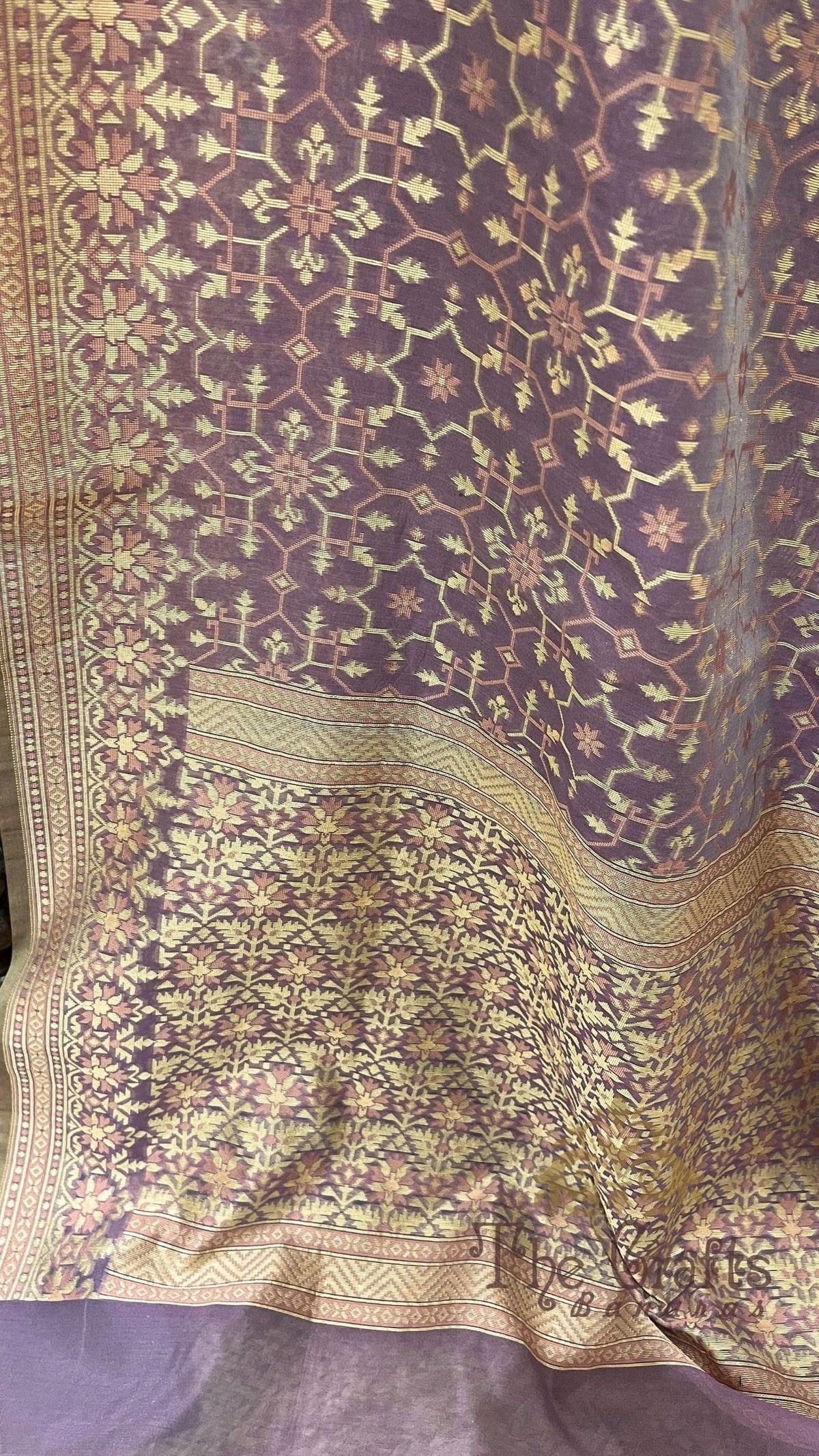 Pure Cotton Patola Reshmi Zari Banarasi Saree