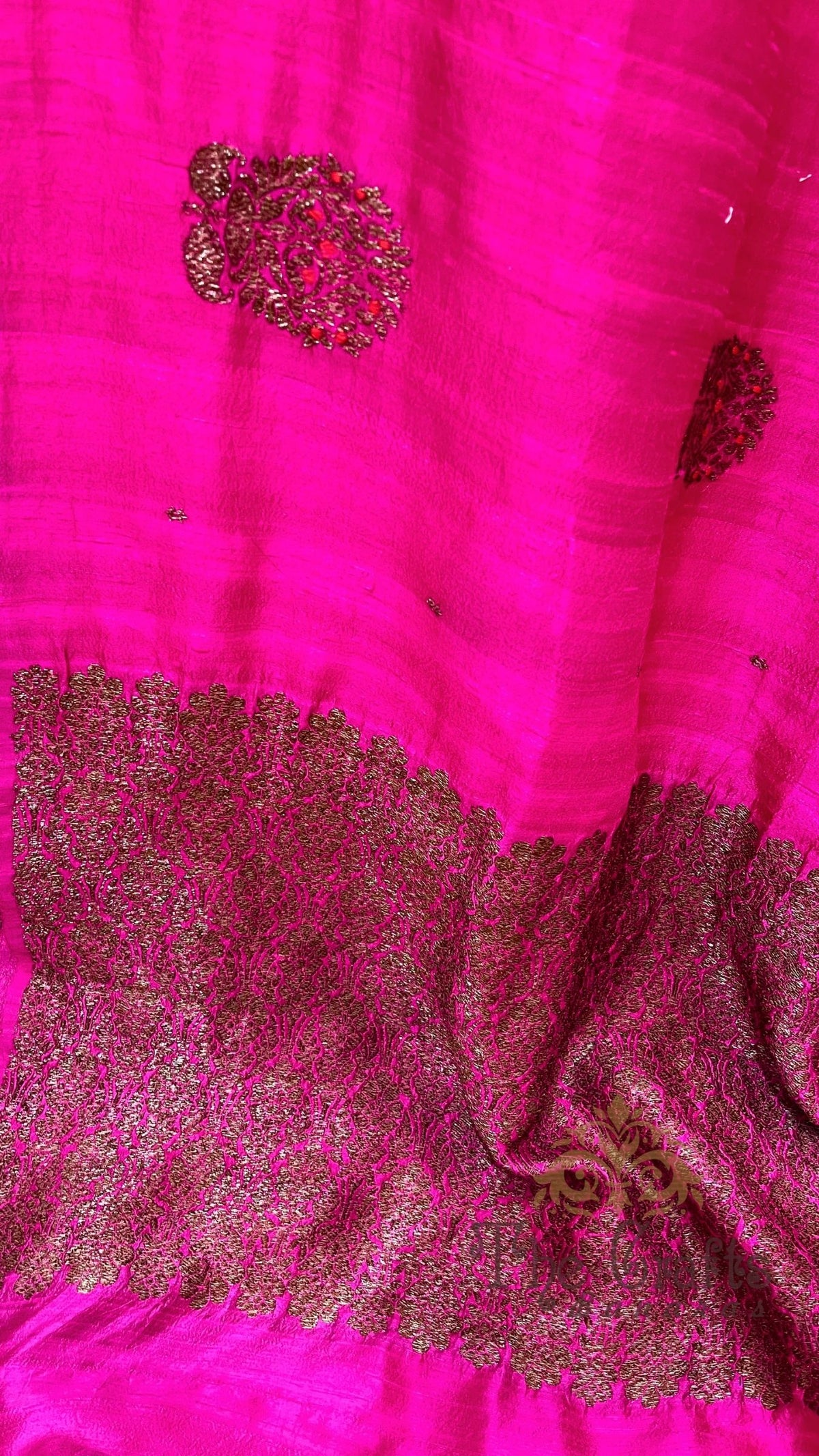 Pure Raw Silk Handloom Banarasi Saree