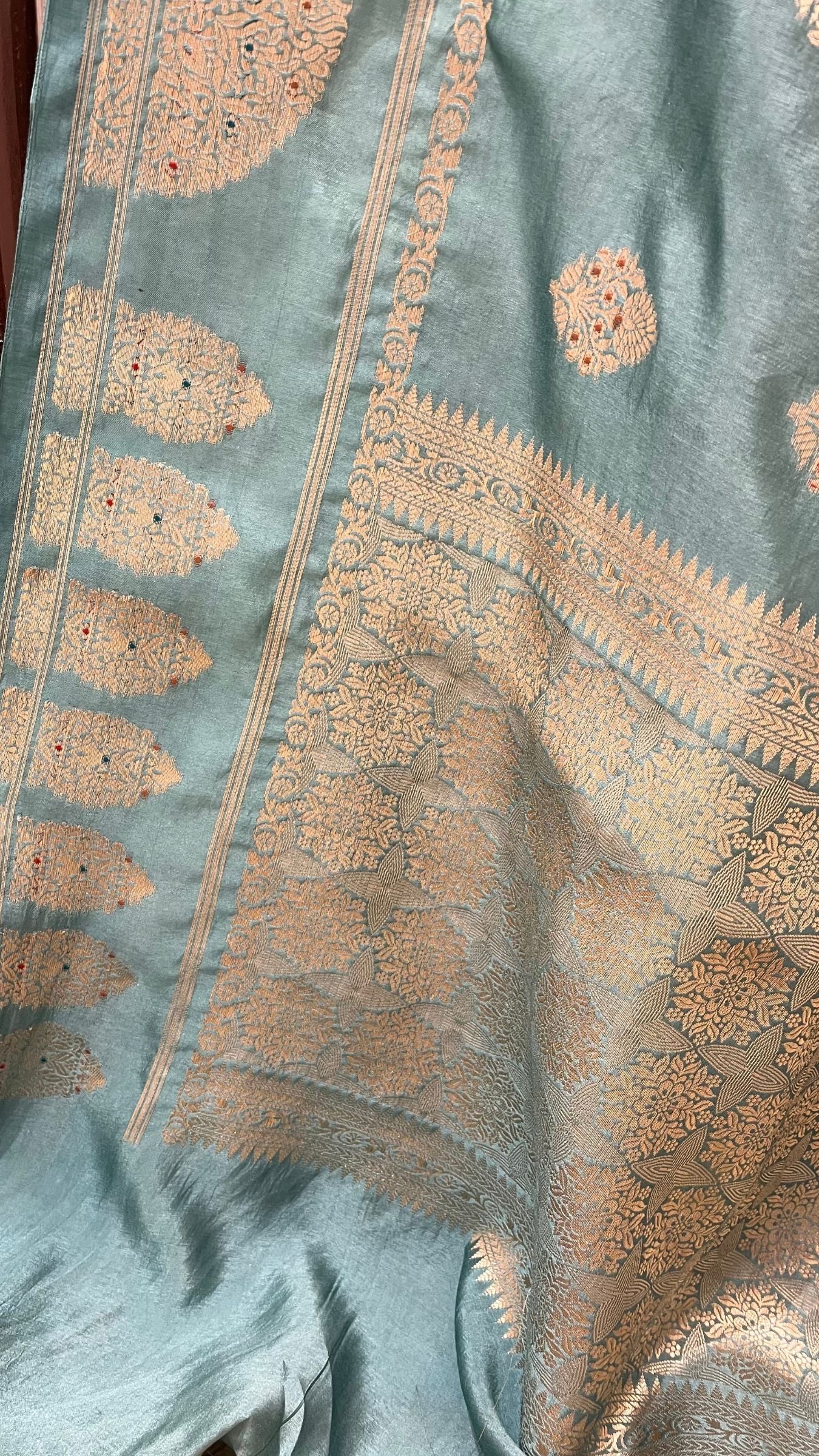 Pure Mango Silk Banarasi Saree