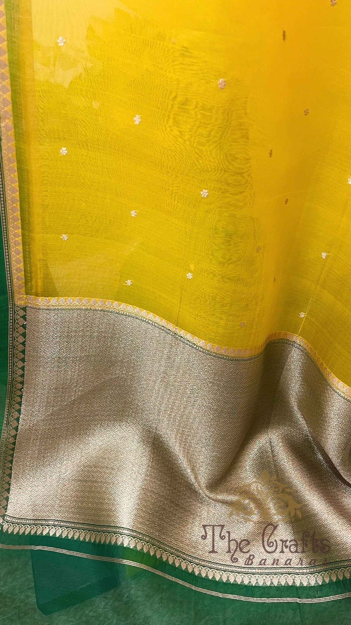 Pure Kora Silk Handloom Banarasi Saree