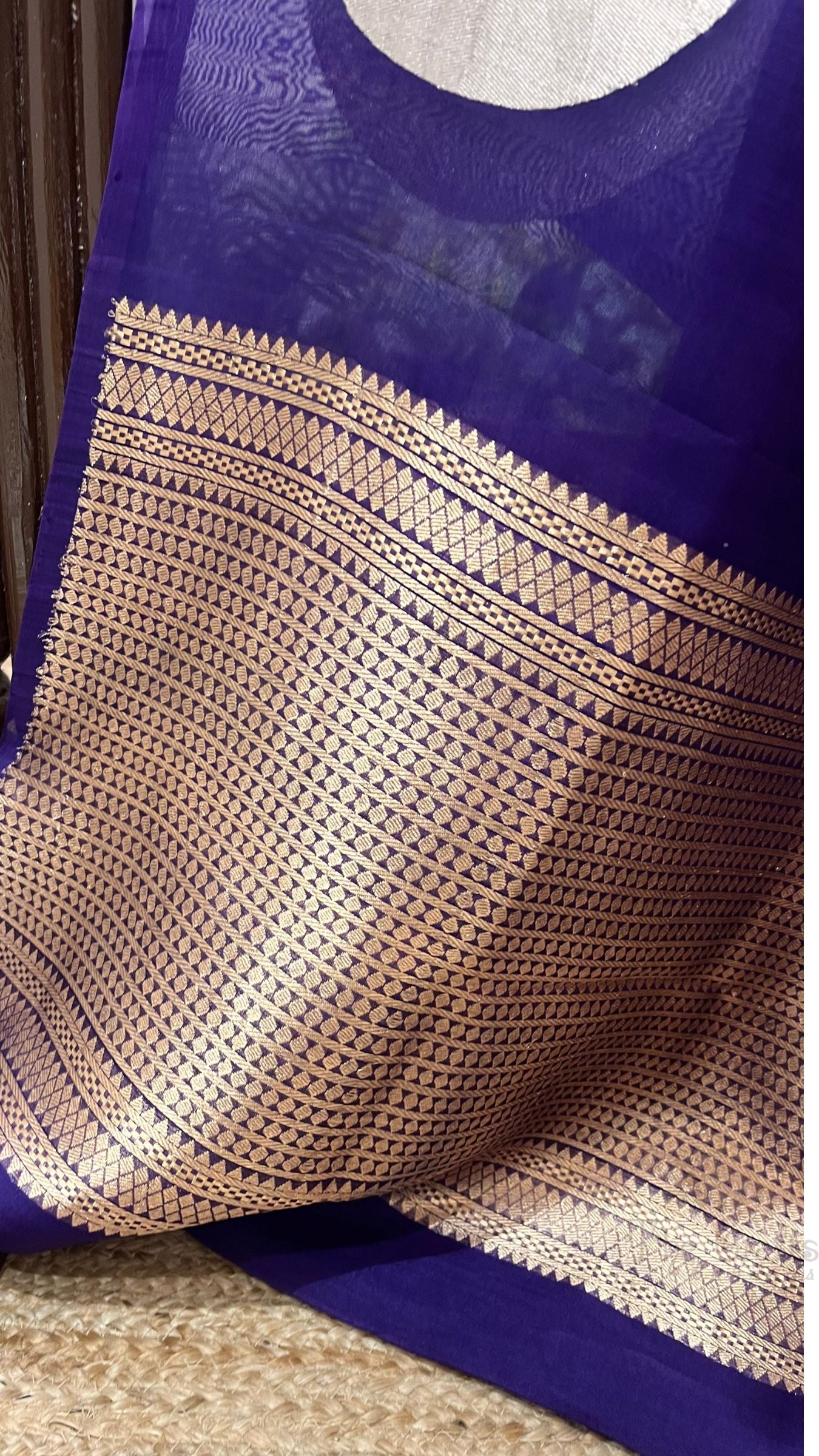 Pure Kora Silk Handloom Banarasi Saree