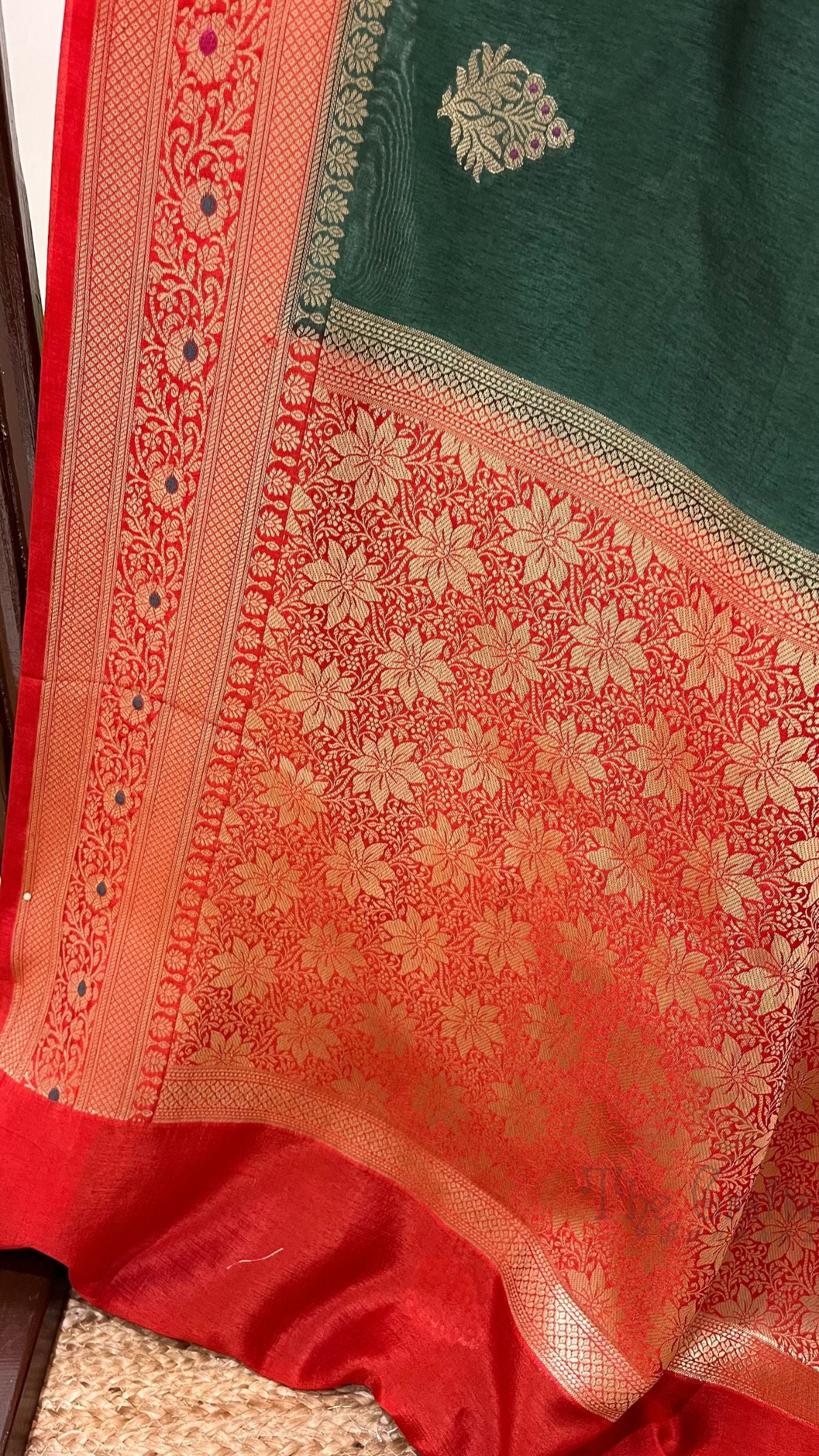 Pure Dupion Silk Banarasi Saree