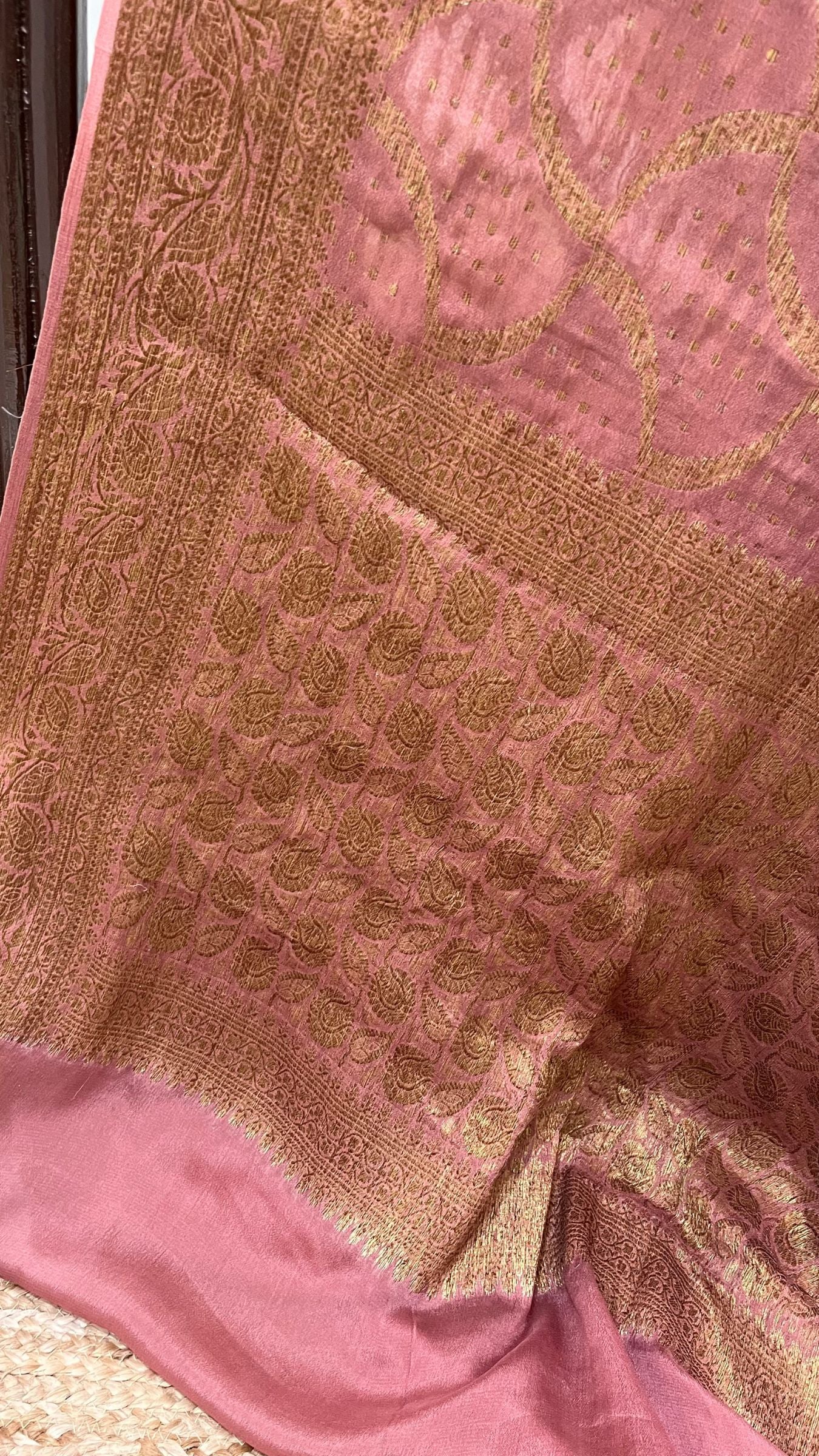 Pure Khaddi Chiffon Banarasi Saree