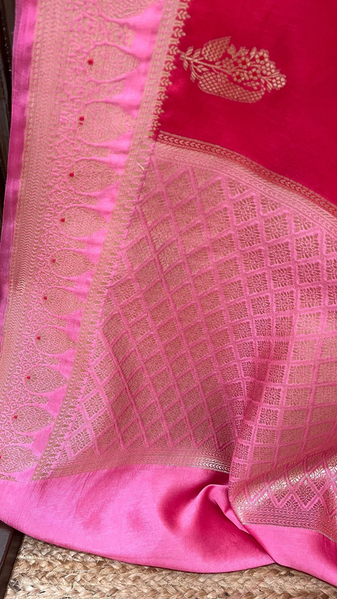 Pure Mango Silk Banarasi Saree