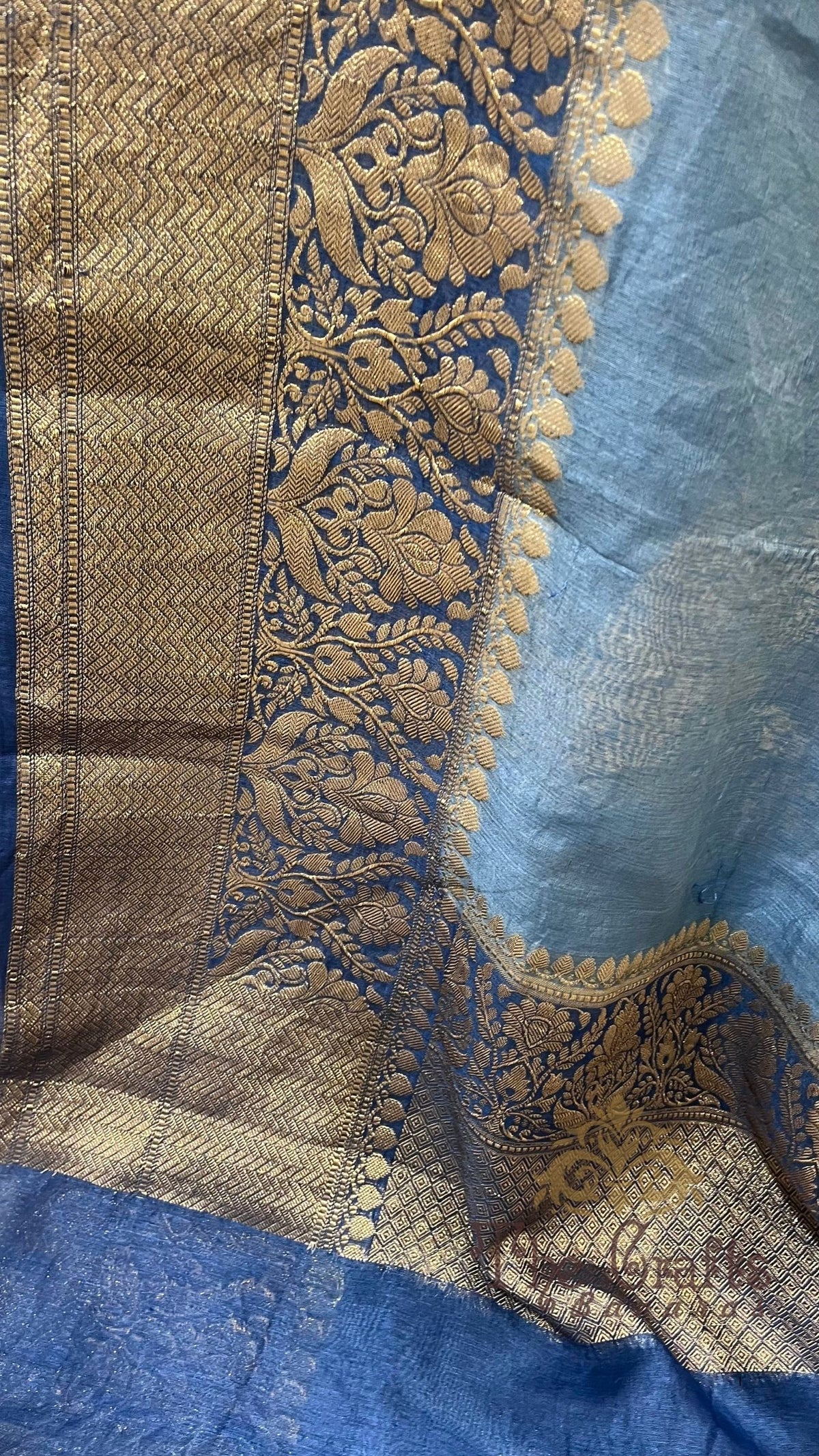 Pure Linen Banarasi Saree
