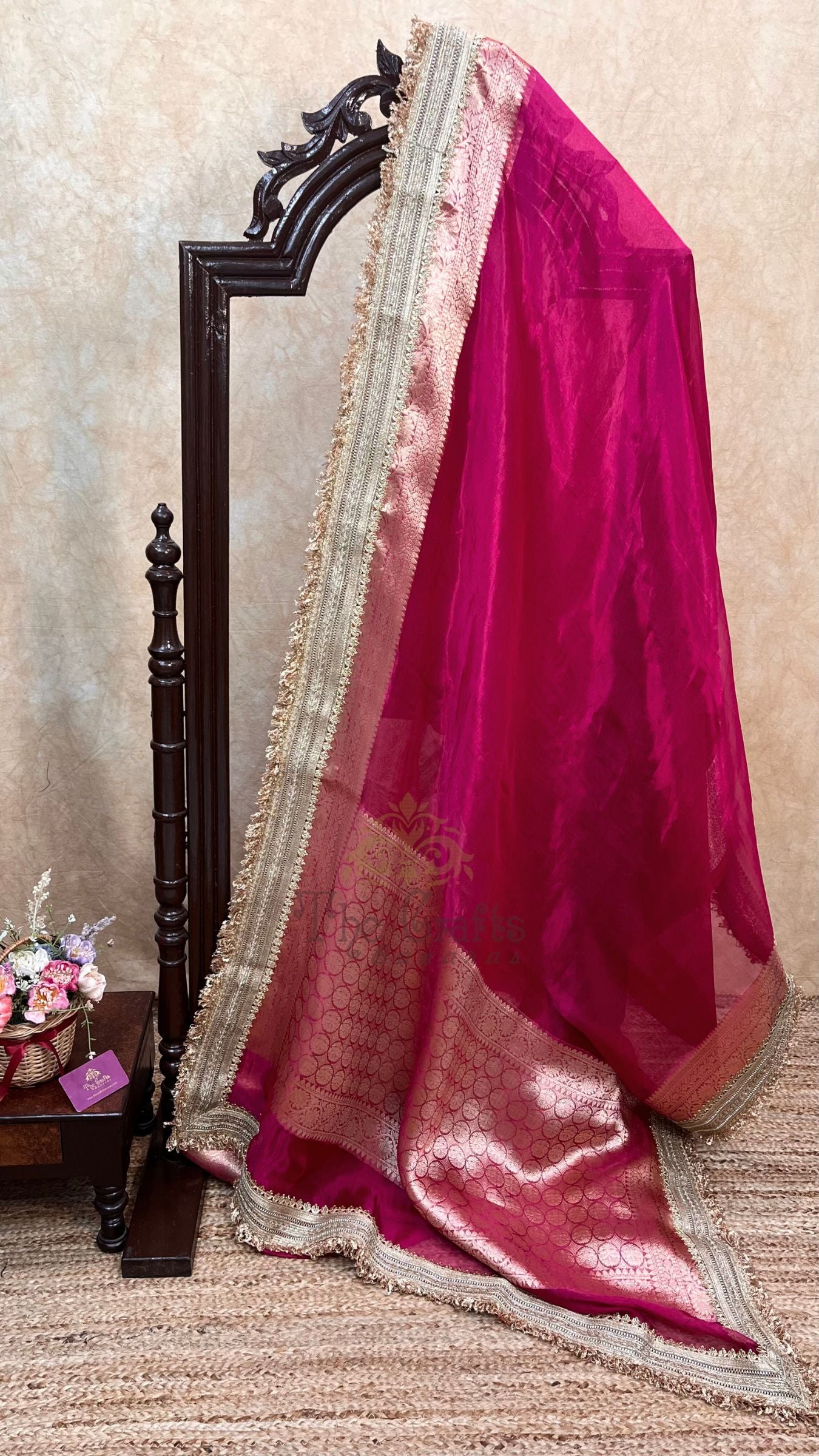 Pure Kora Tissue Silk Banarasi Saree