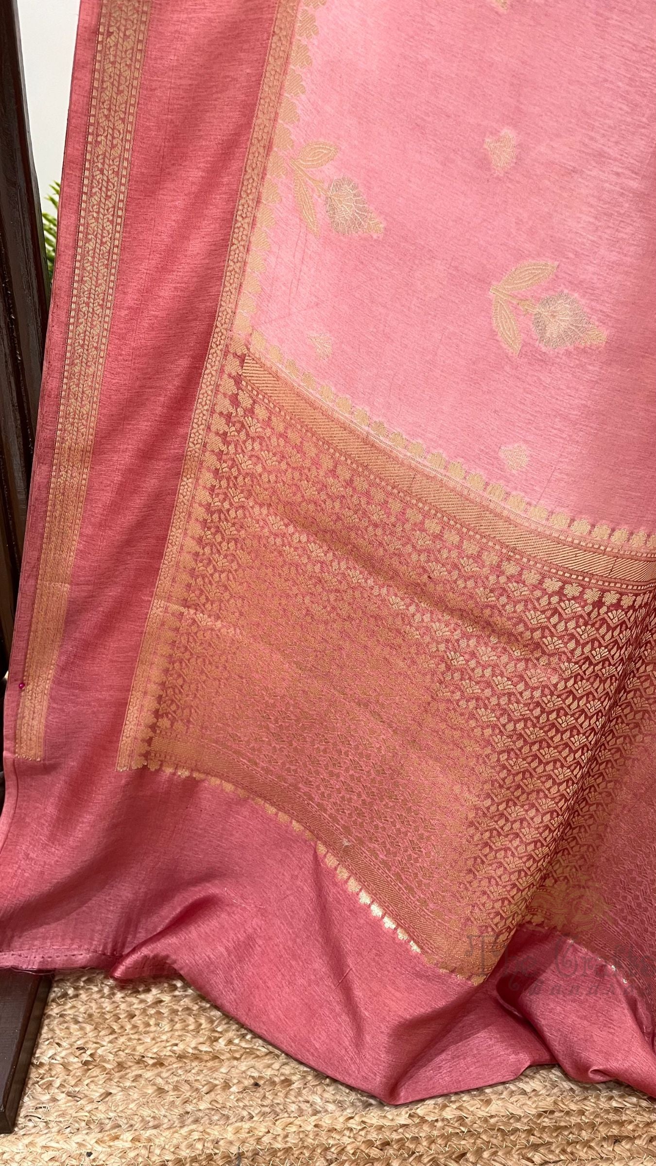 Pure Dupion Silk Banarasi Saree