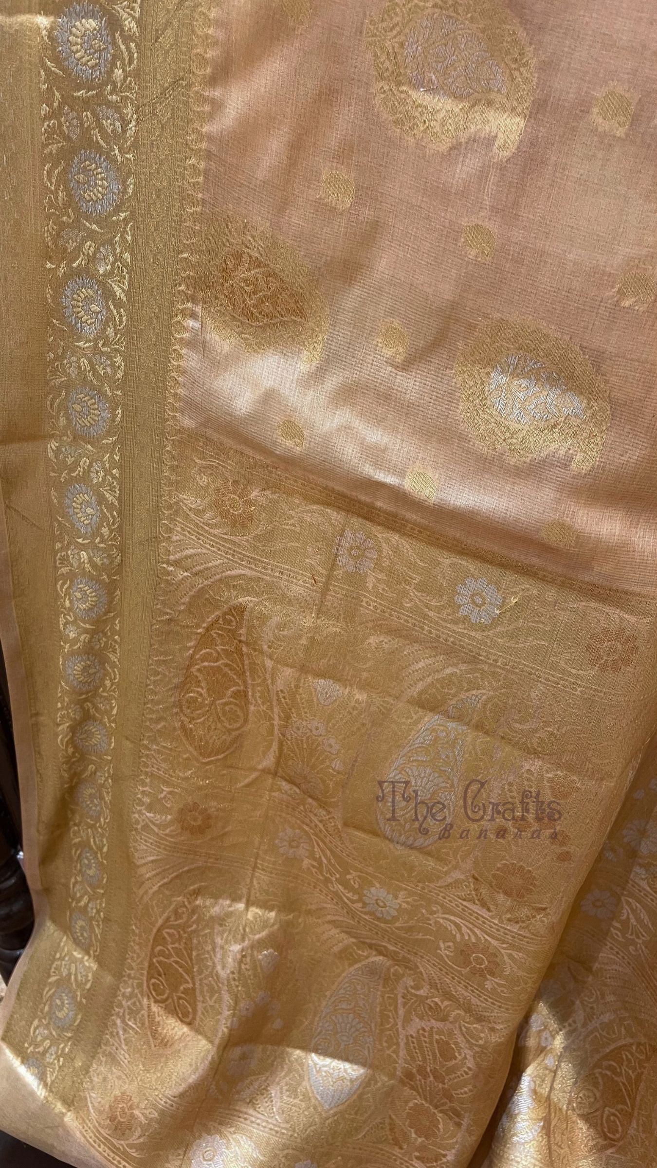 Pure Tussar Silk Banarasi Saree