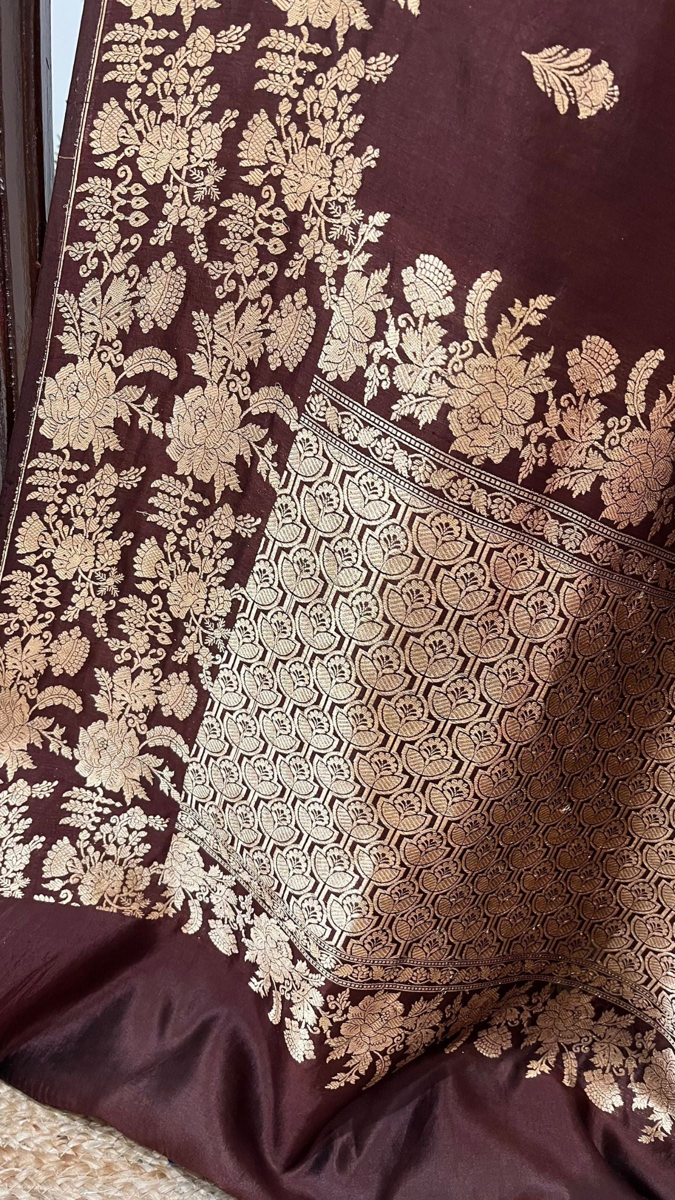 Pure Mango Silk Handloom Banarasi Saree