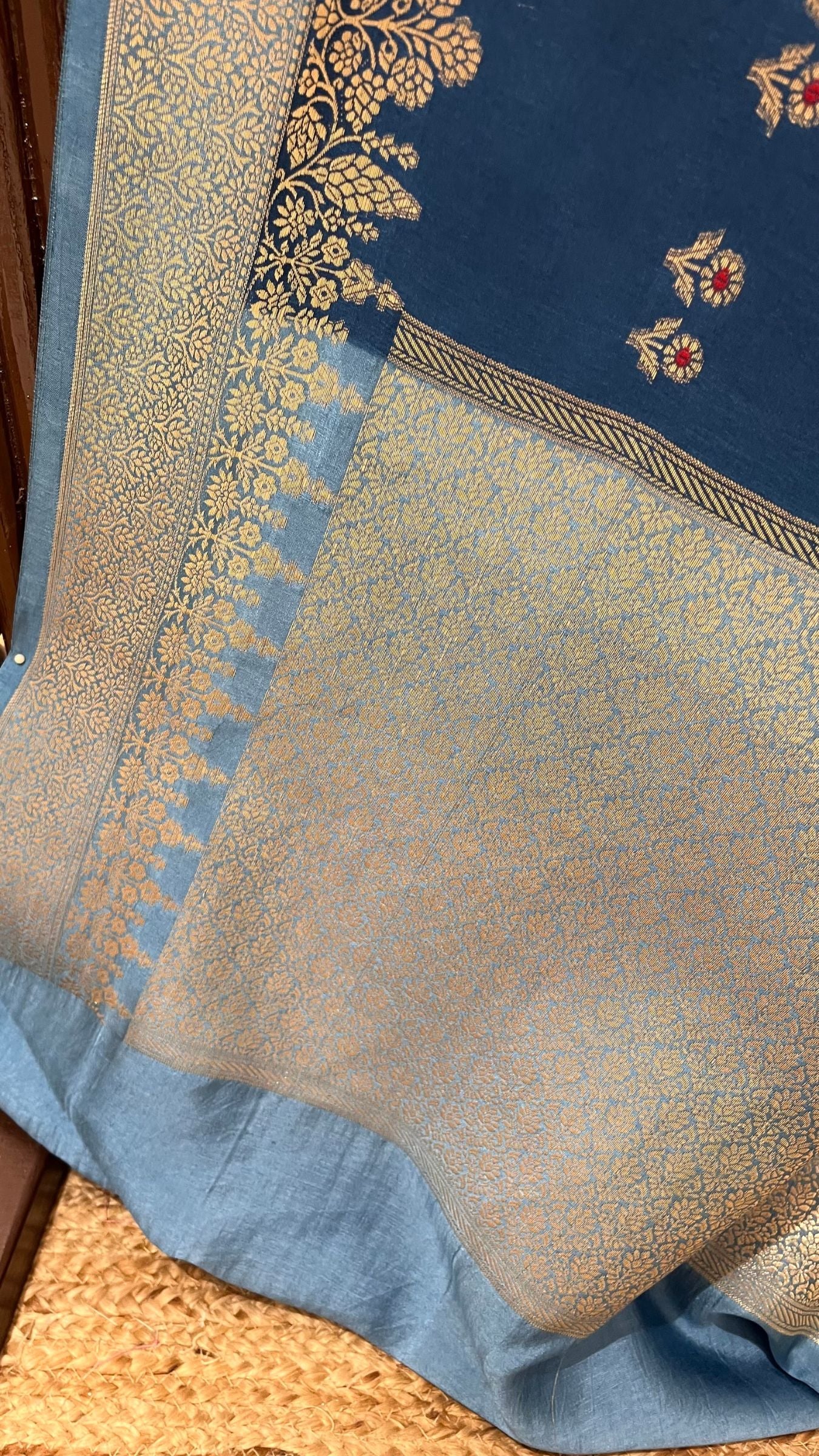 Pure Mango Silk Banarasi Saree