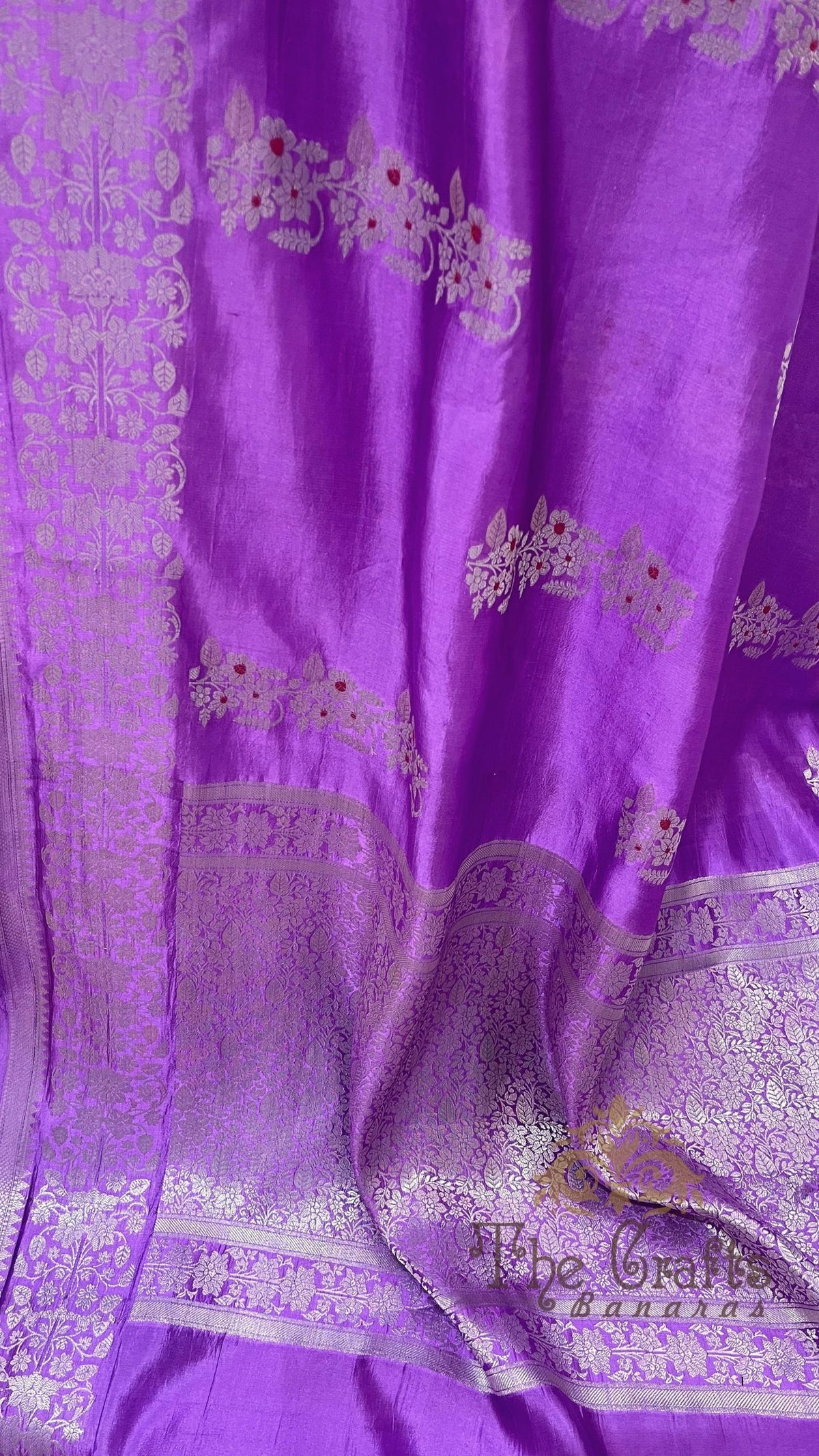 Pure Mango Silk Handloom Banarasi Saree
